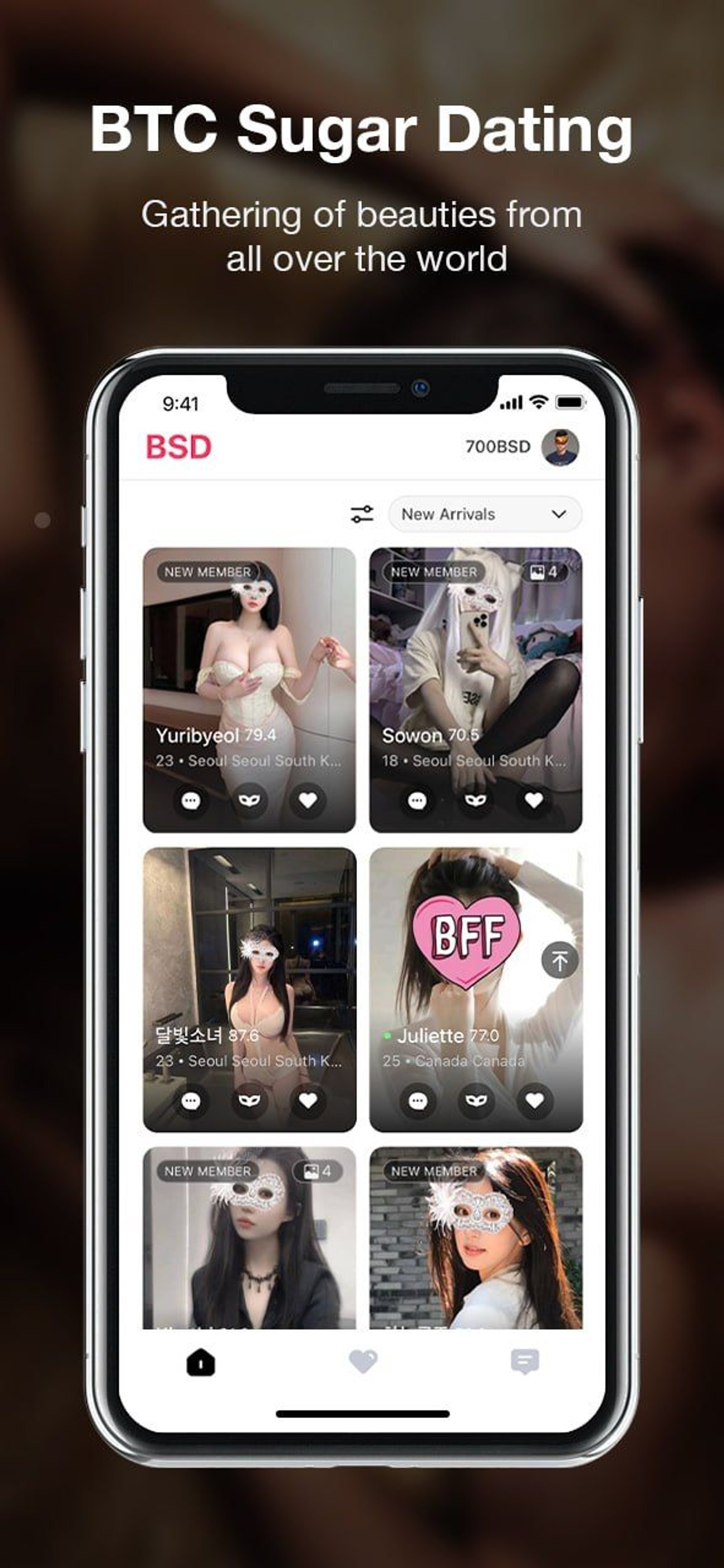 BTCSugarDating в Telegram — скриншот 1