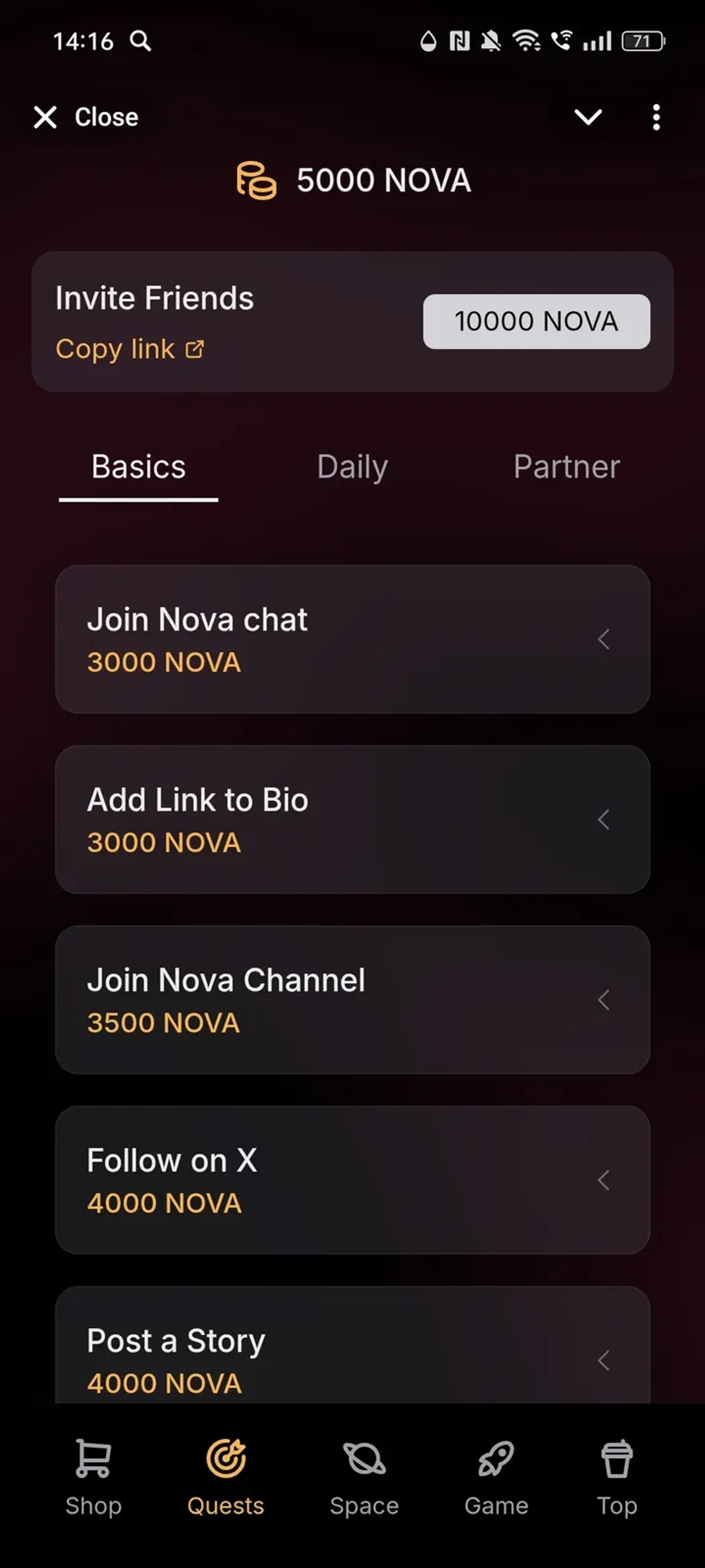 Nova Telegram Screenshot 2