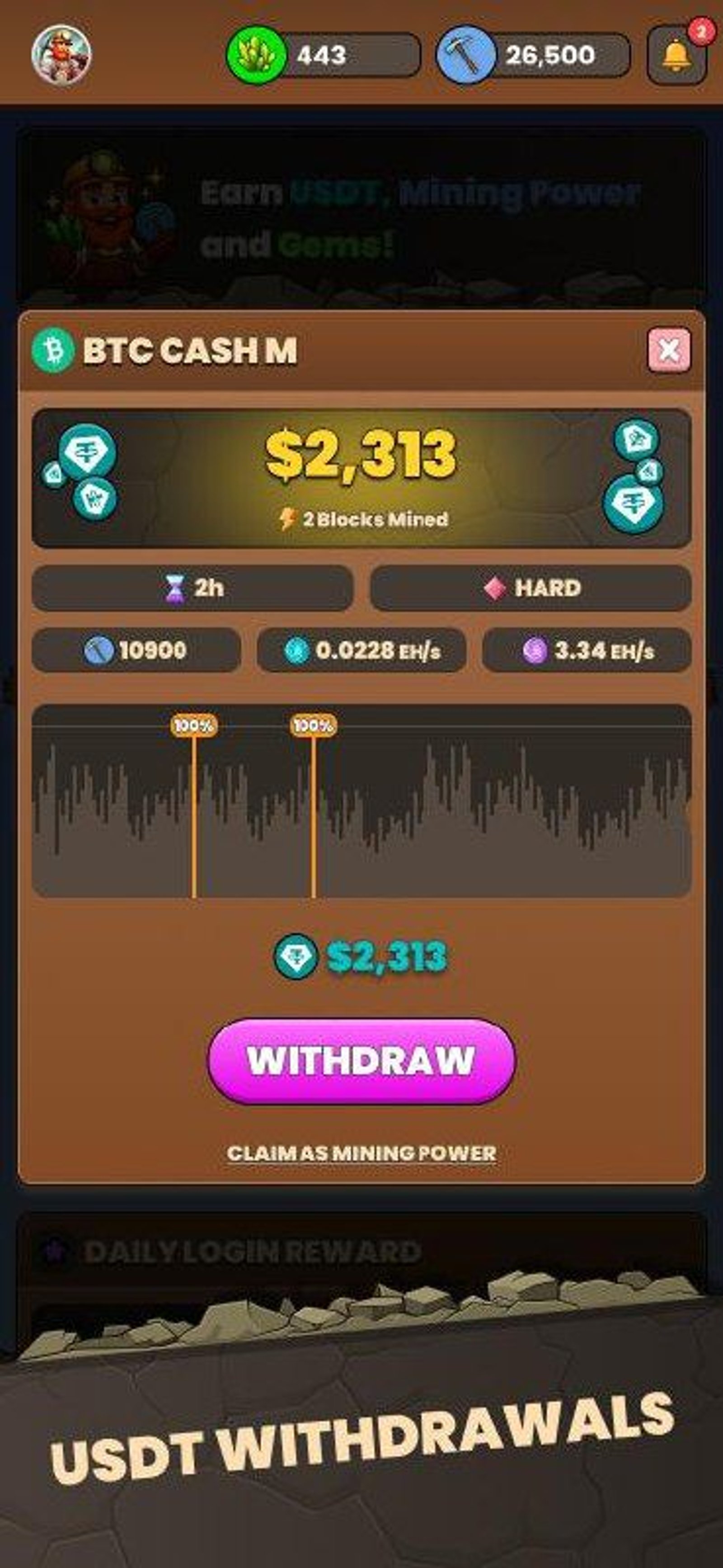 True Miner Telegram Screenshot 3