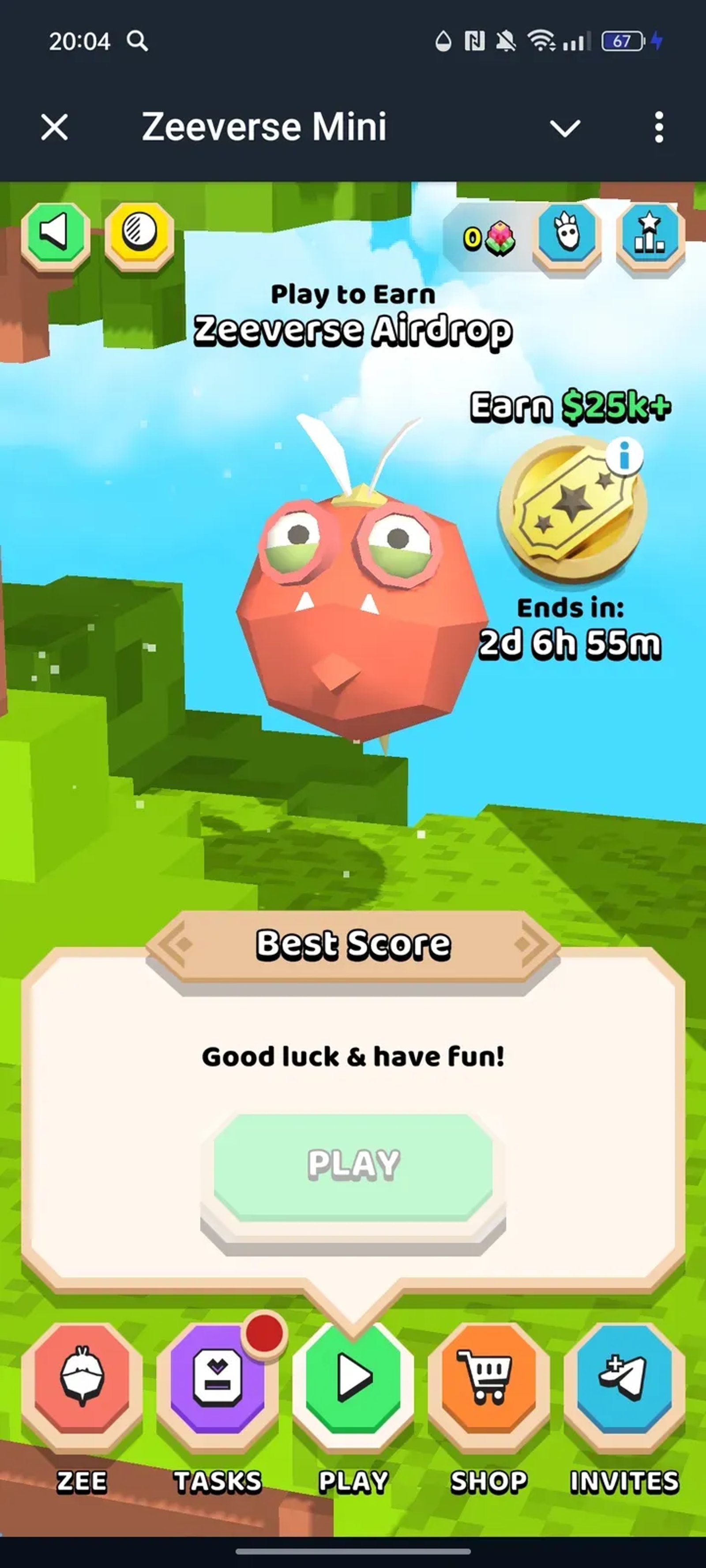 Zeeverse Mini Telegram Screenshot 1