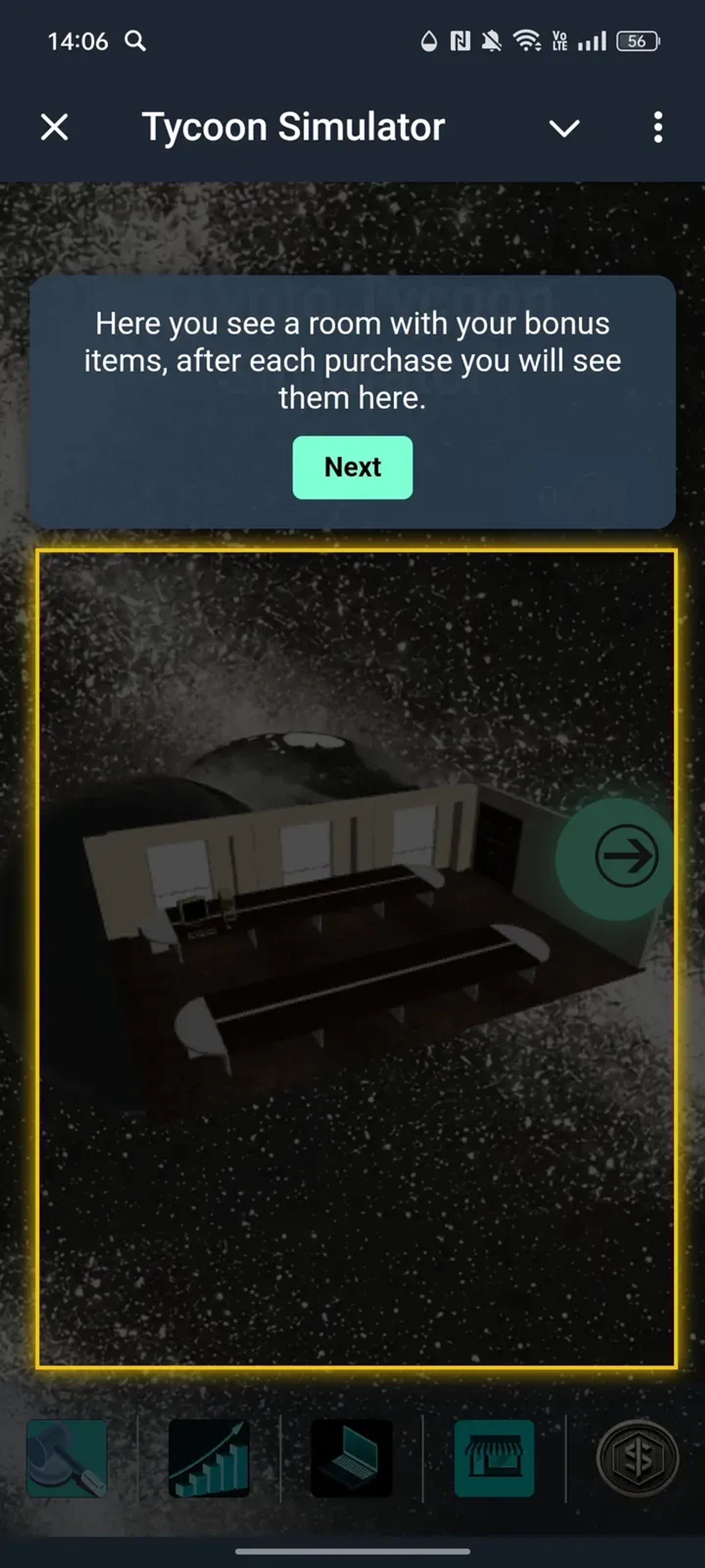 Tycoon Simulator в Телеграм — скриншот 2