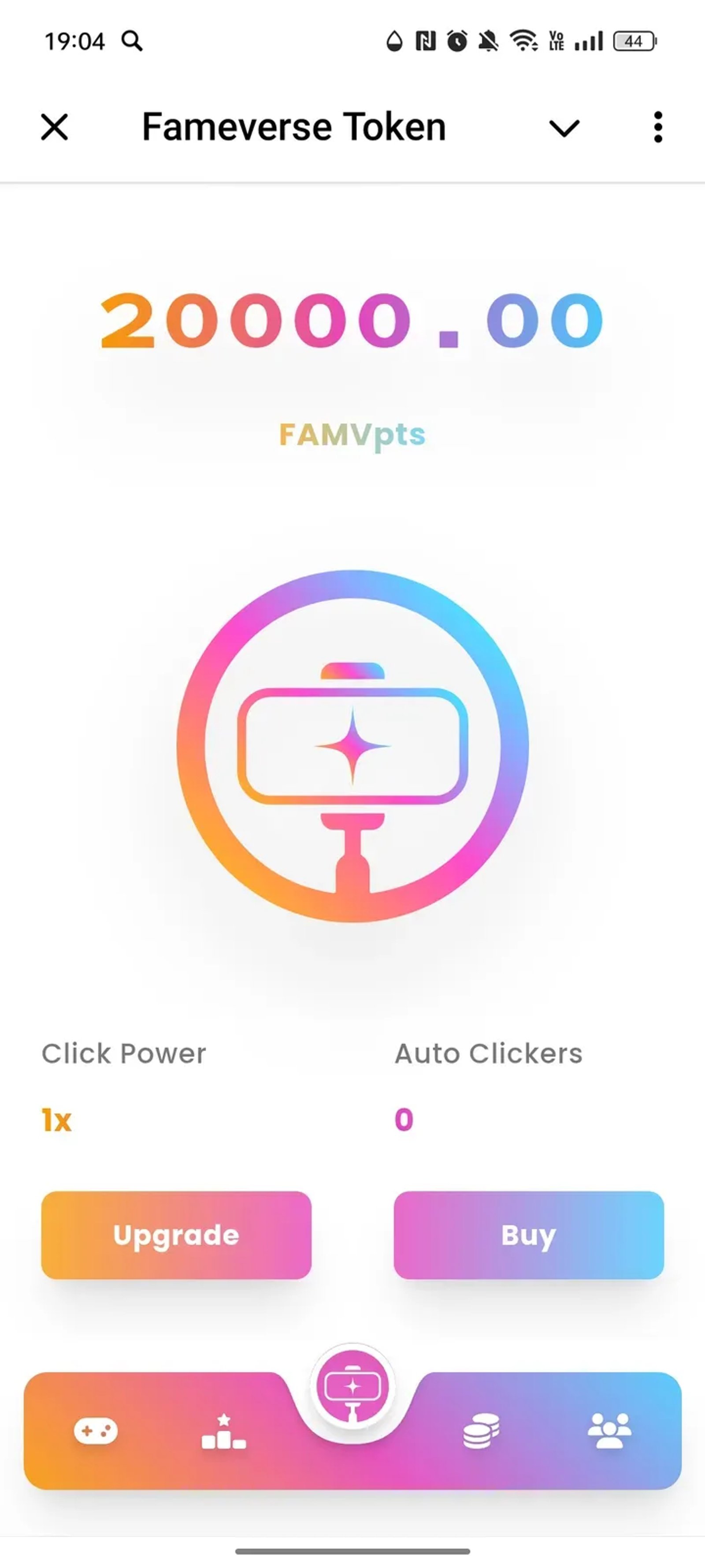 Fameverse Token в Телеграм — скриншот 1