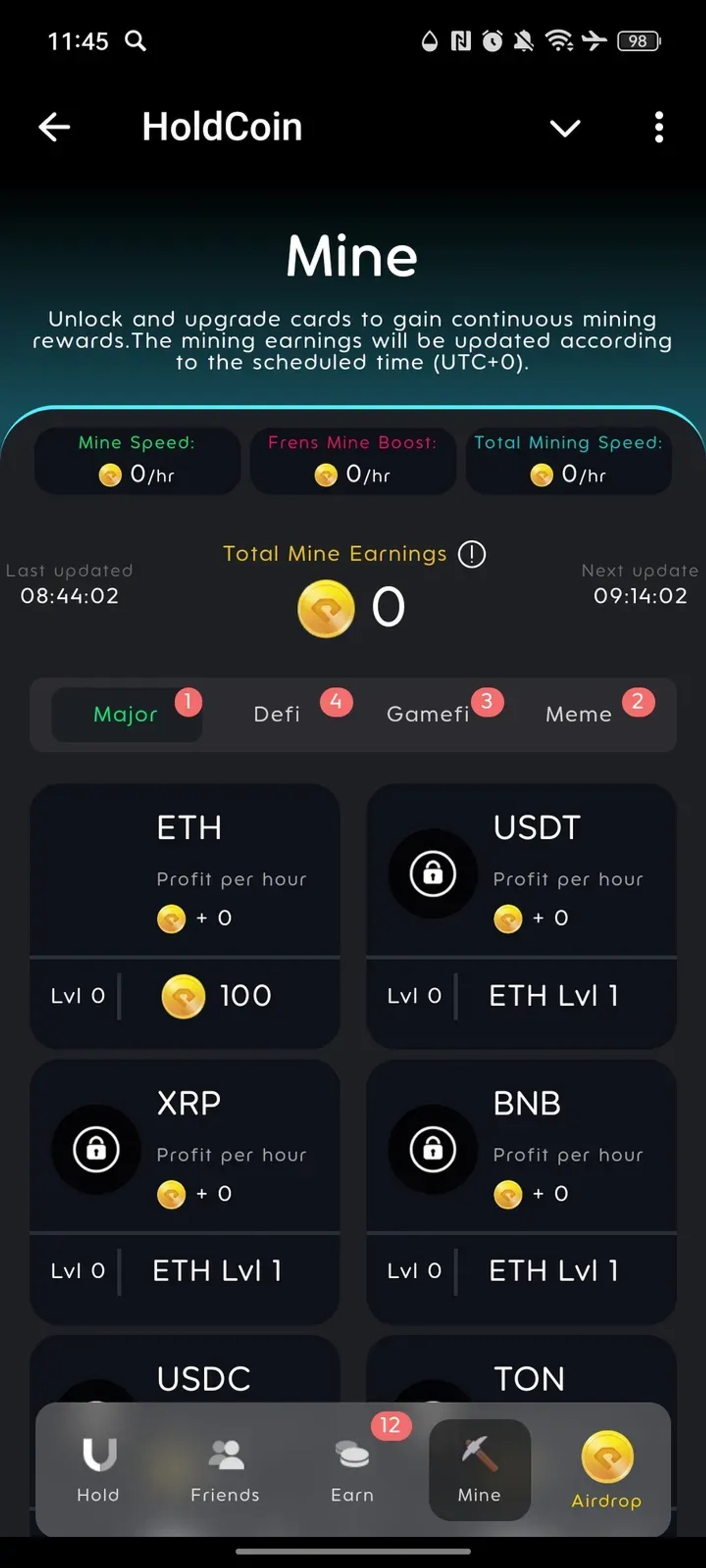 HoldCoin в Телеграм — скриншот 5