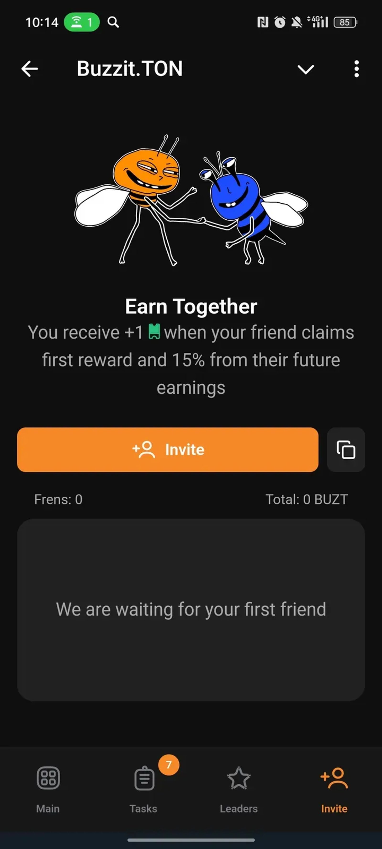 Buzzit.TON в Телеграм — скриншот 4