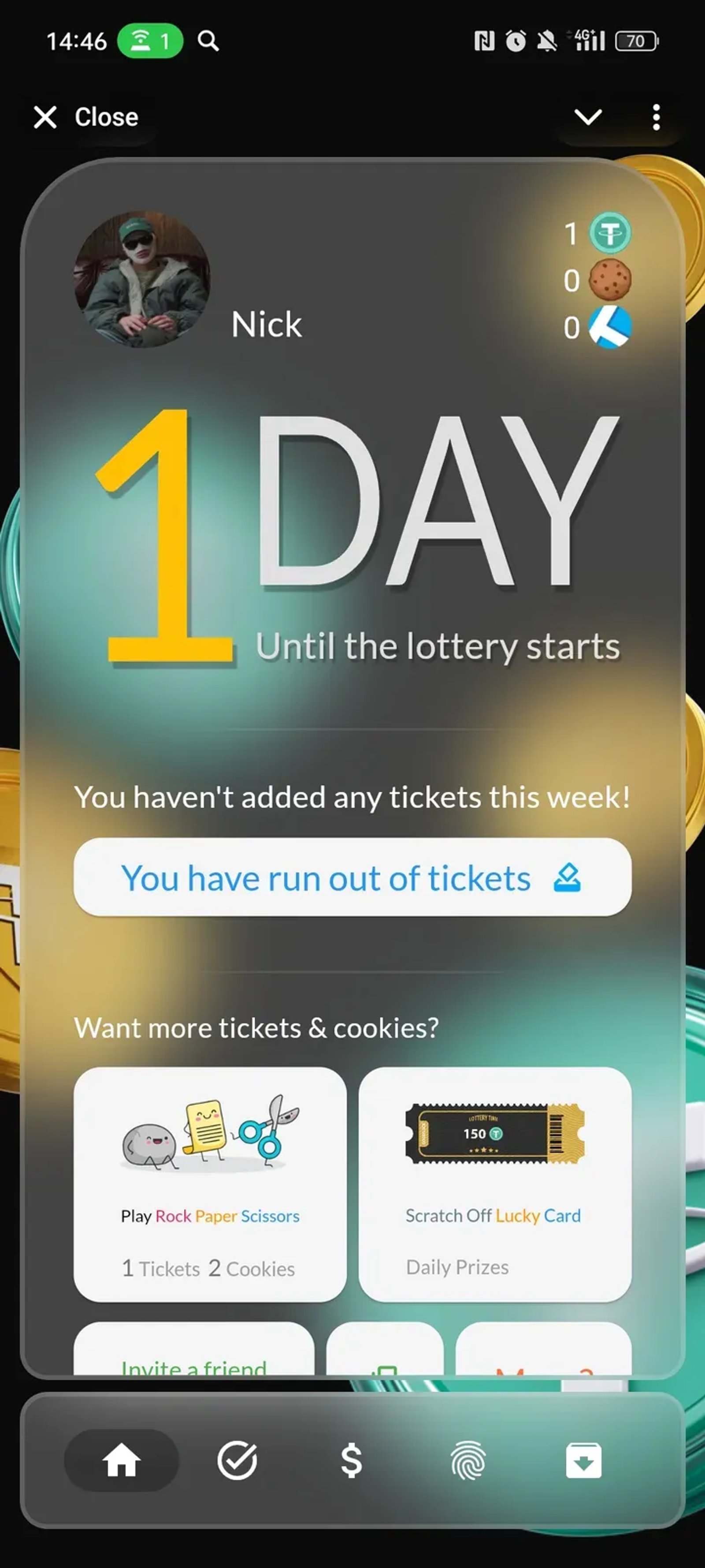 Lottery Time в Телеграм — скриншот 1