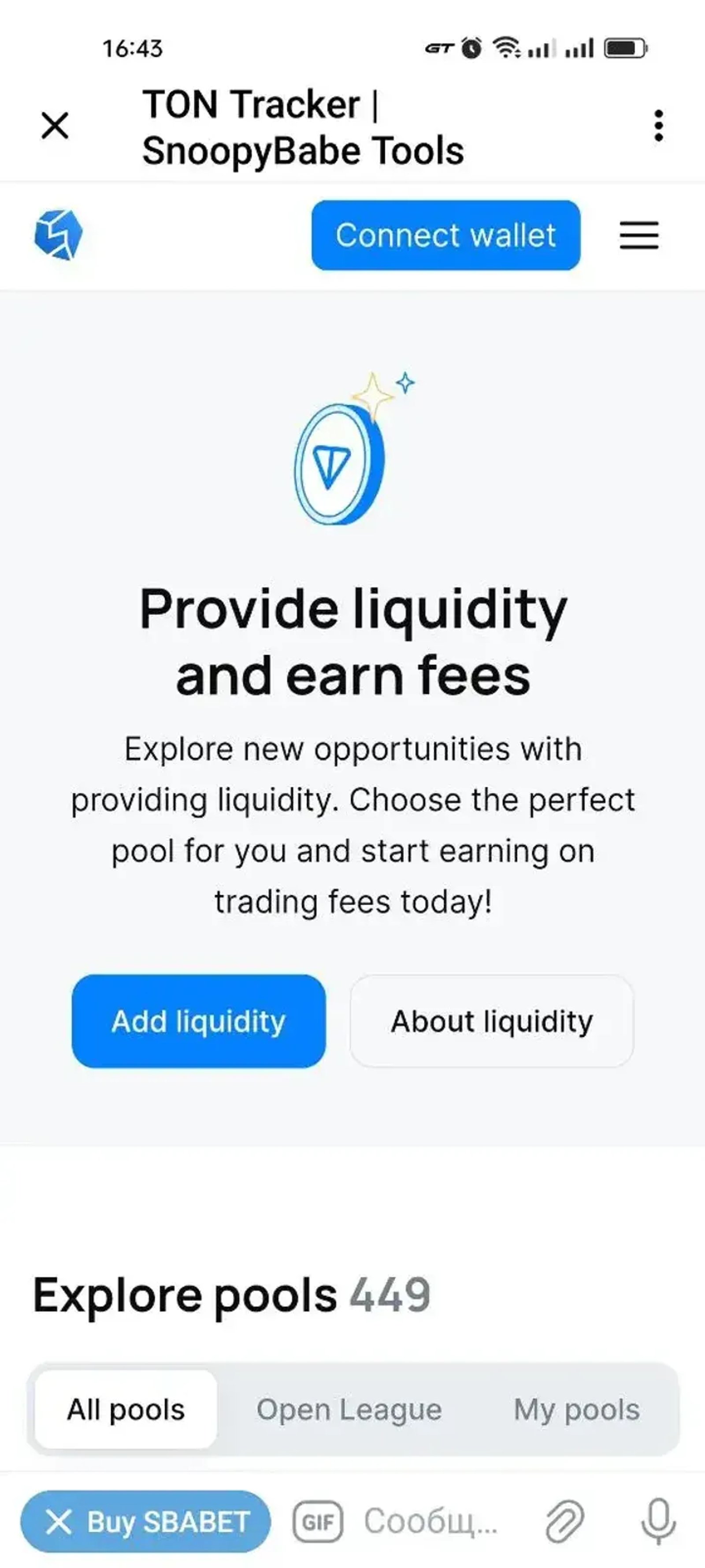 TON Tracker | SnoopyBabe Tools Telegram Screenshot 6