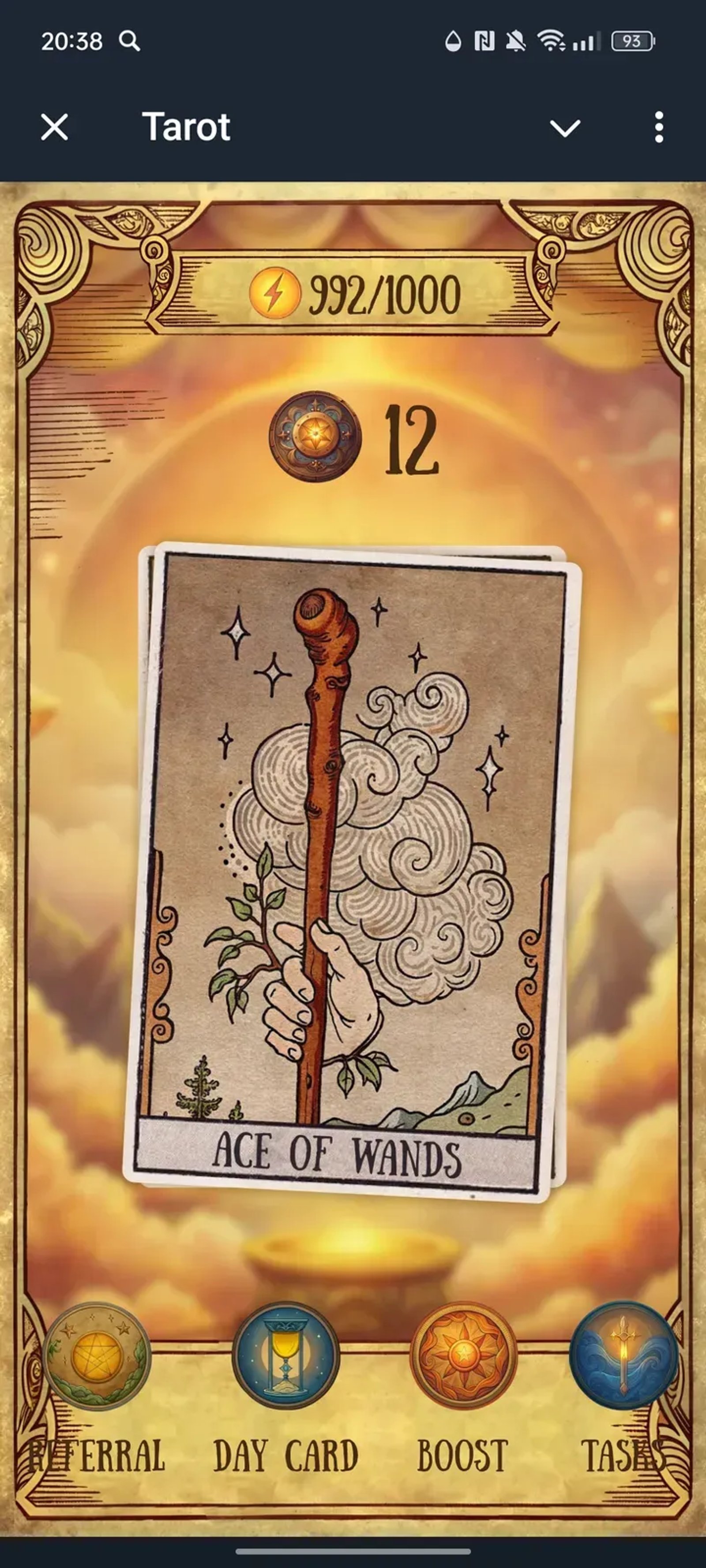 Tarot в Телеграм — скриншот 1
