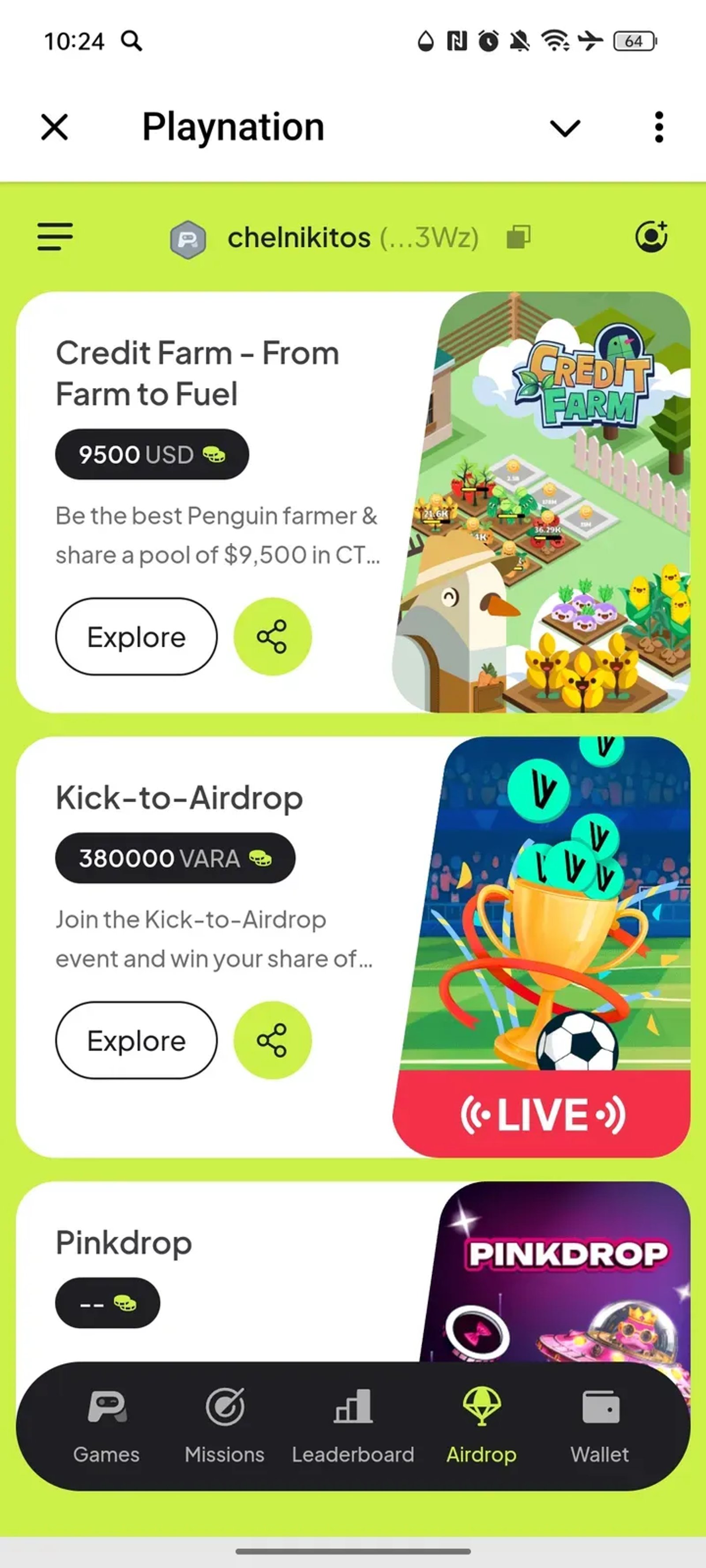 Playnation в Телеграм — скриншот 4