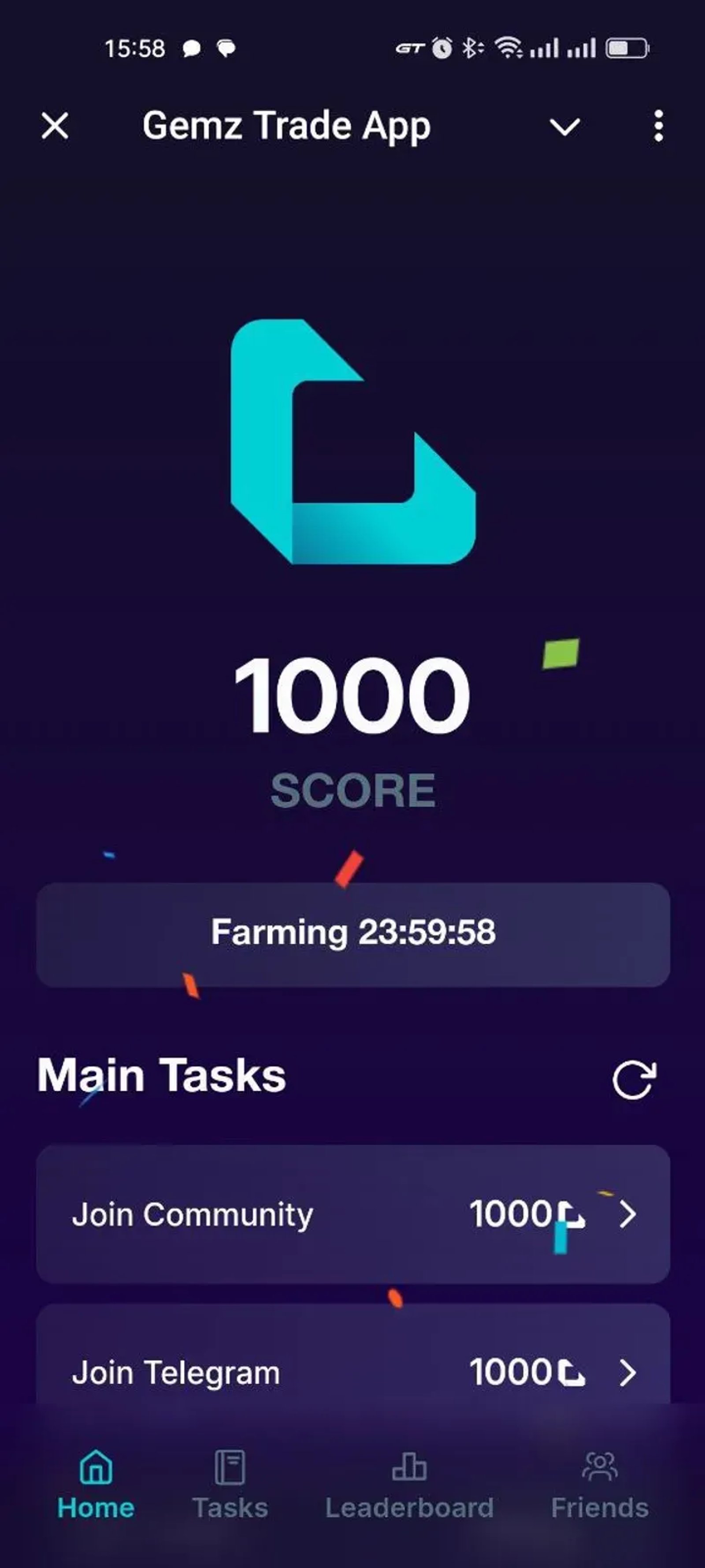 Gemz Trade App в Телеграм — скриншот 4
