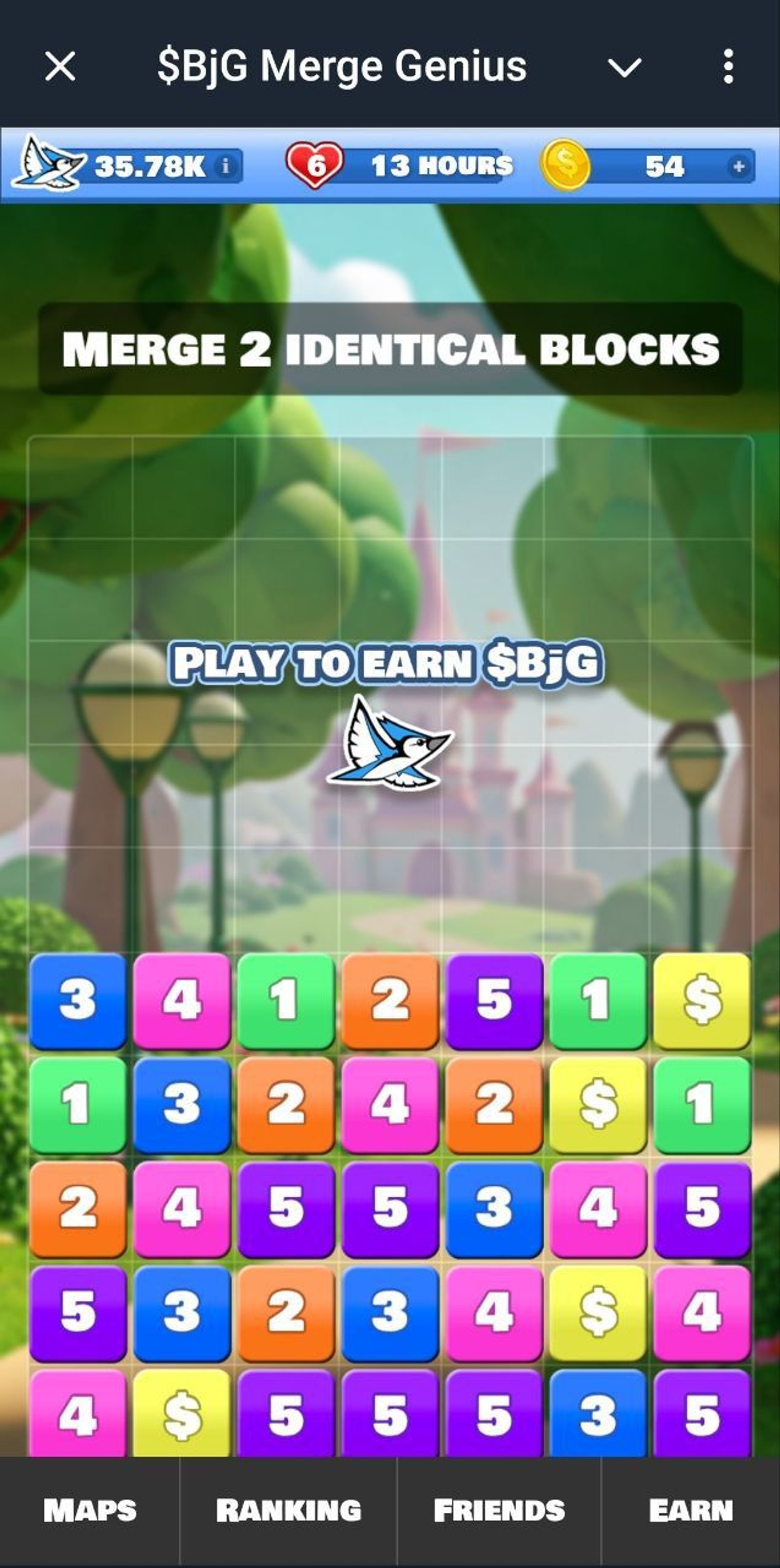 $BjG Merge Genius Telegram Screenshot 1