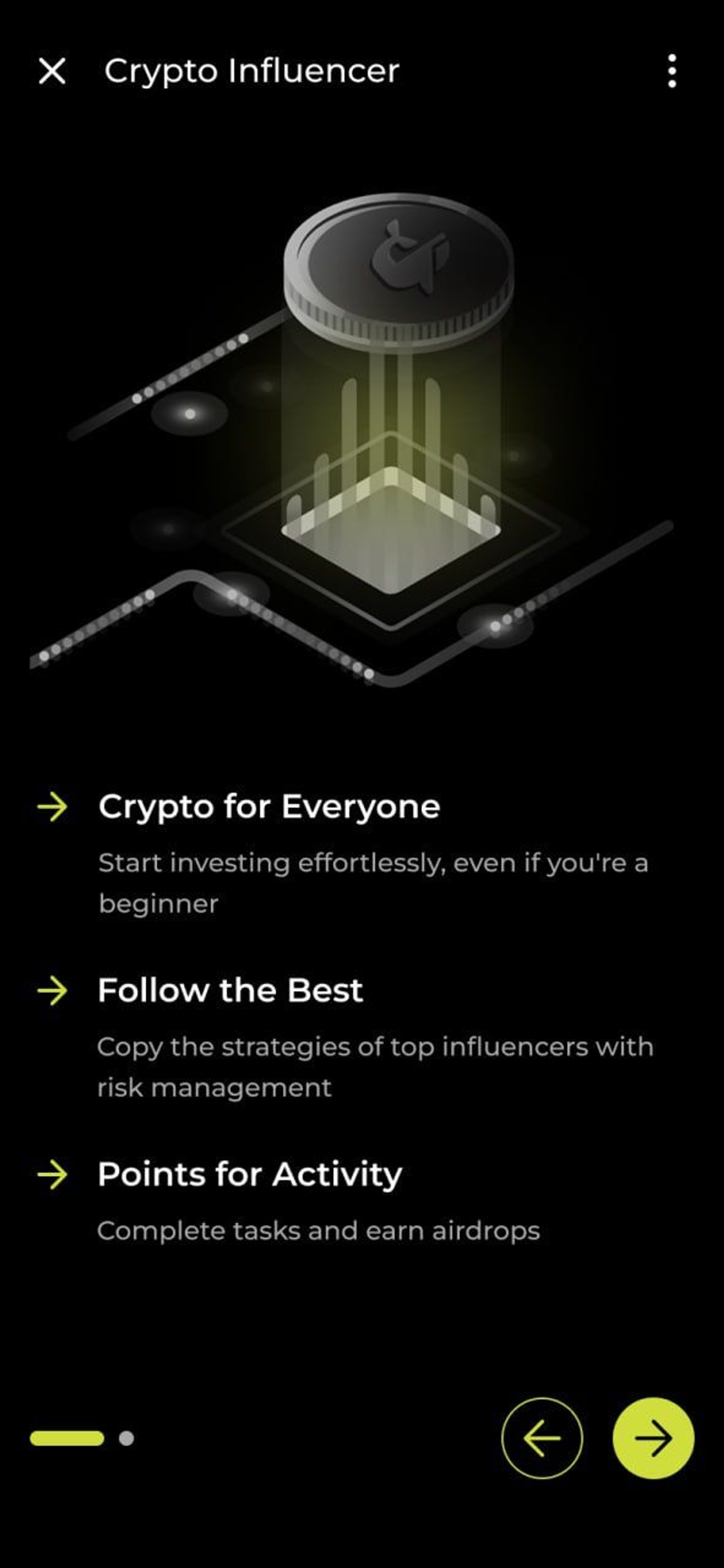 CryptoInfluencer в Telegram — скриншот 2