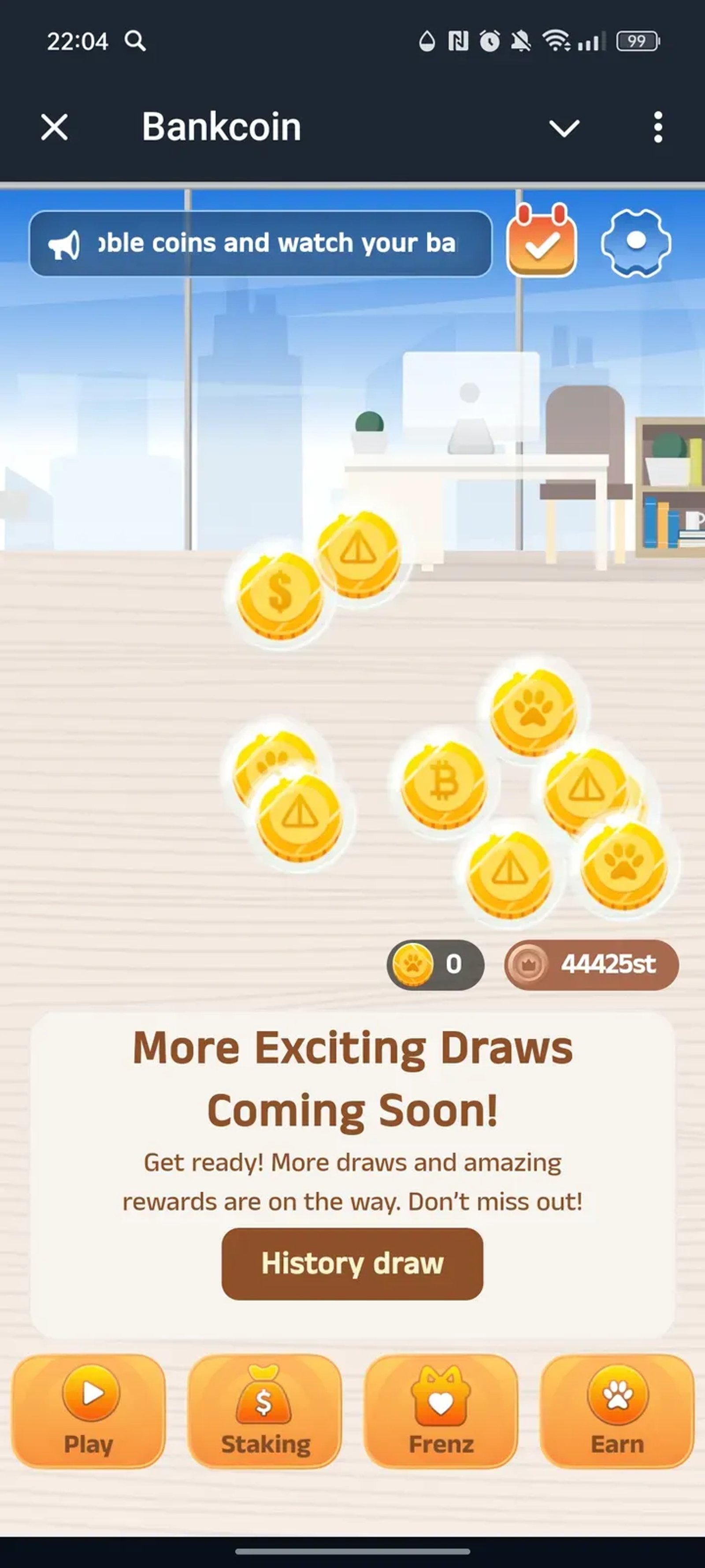 Bankcoin в Телеграм — скриншот 1