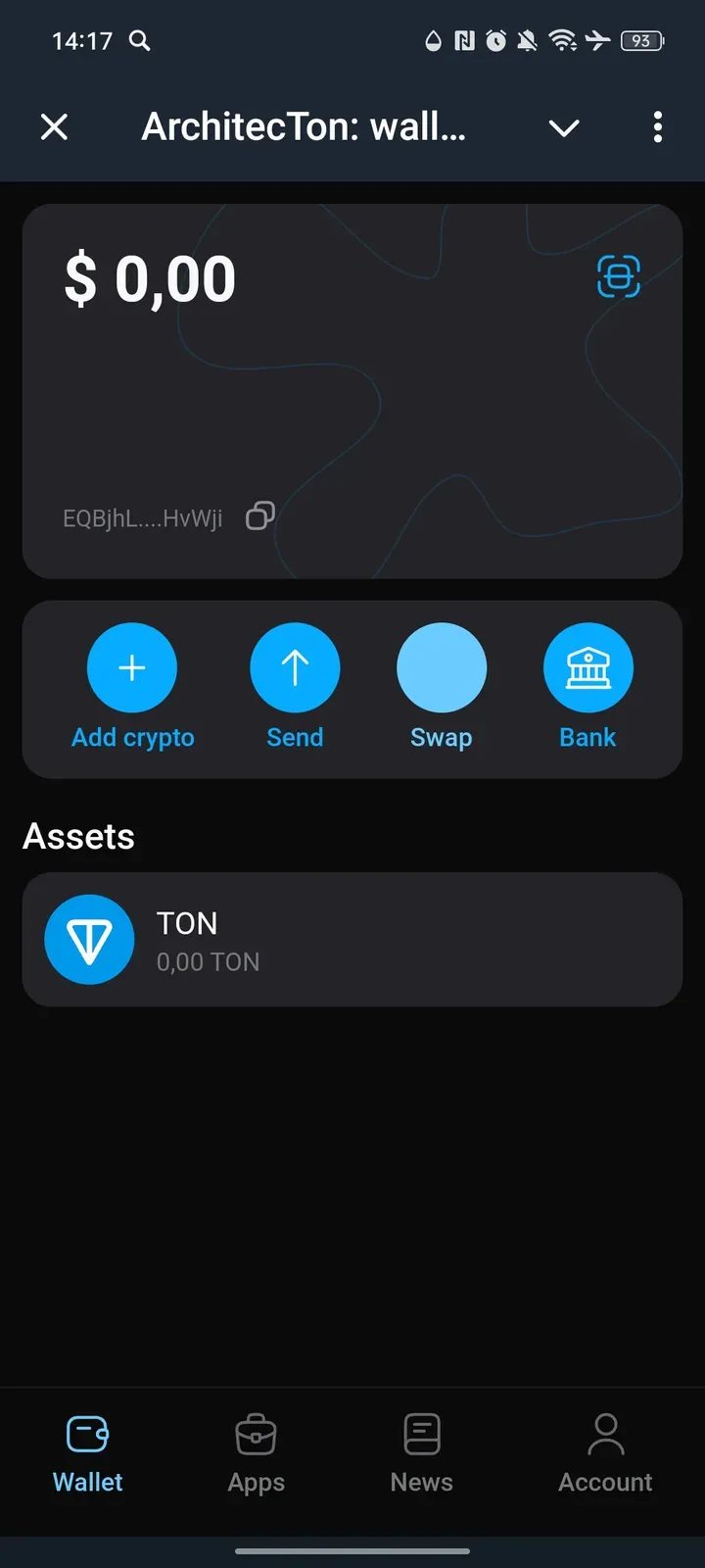ArchitecTon: wallet & apps catalog Telegram Screenshot 1