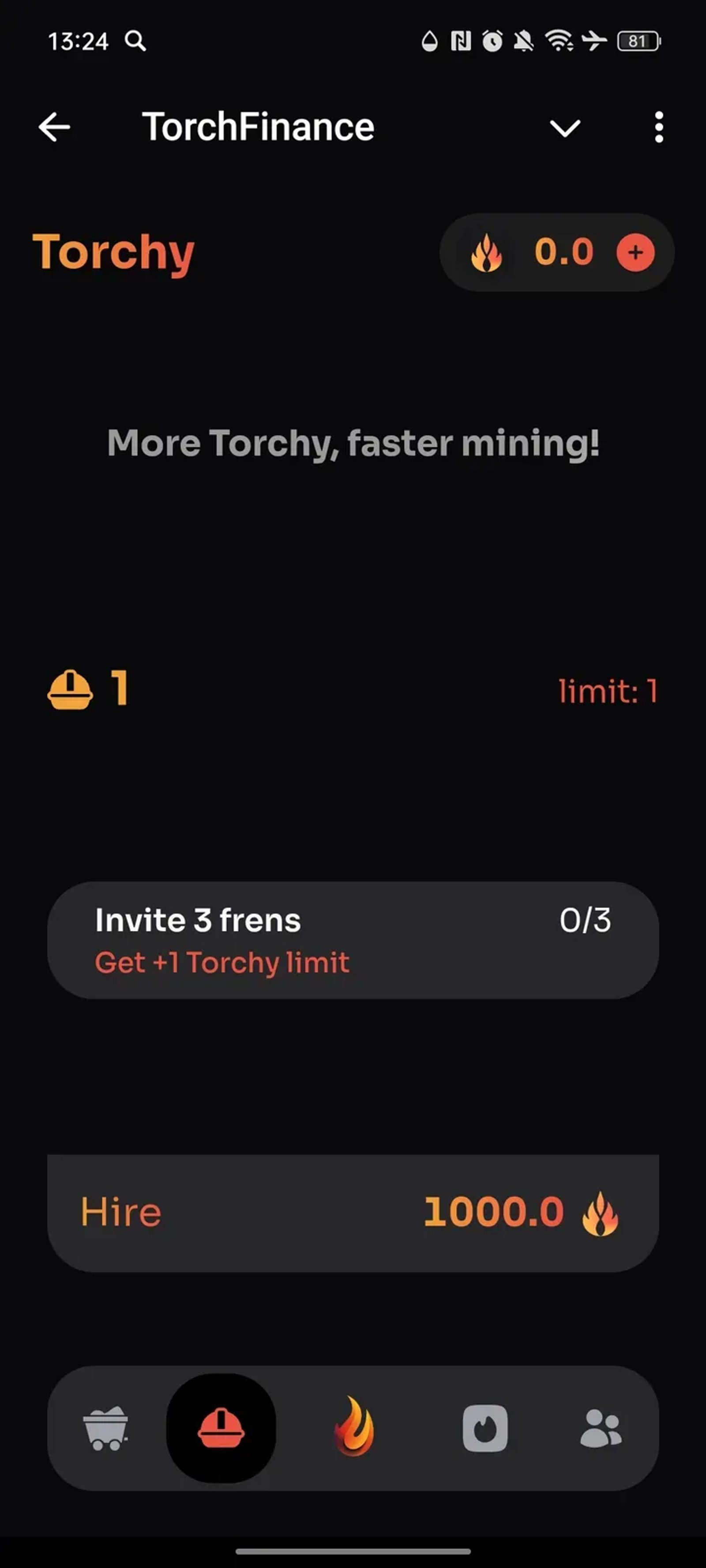 Torch DEX в Телеграм — скриншот 3