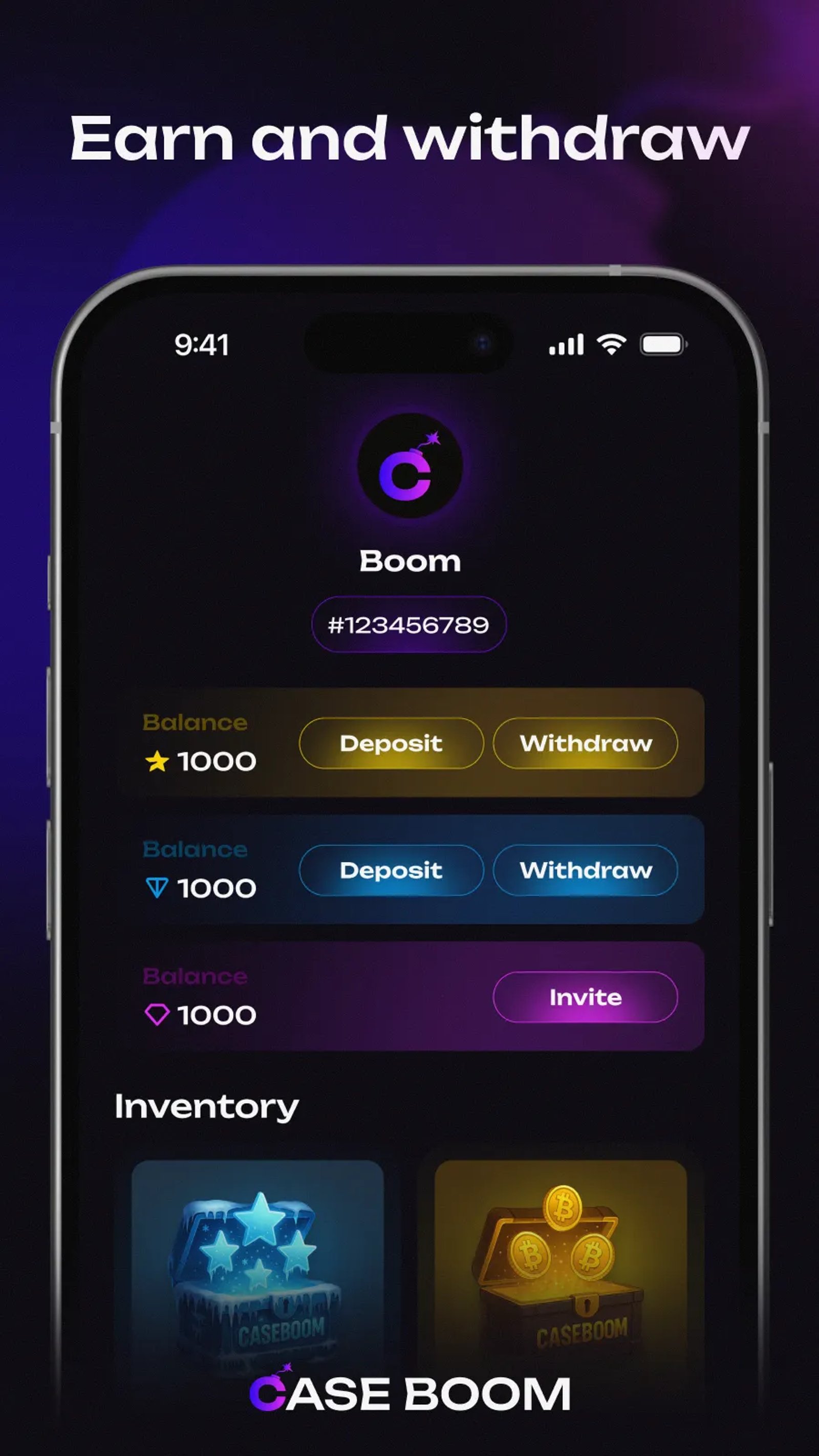 Case Boom Bot в Телеграм — скриншот 6