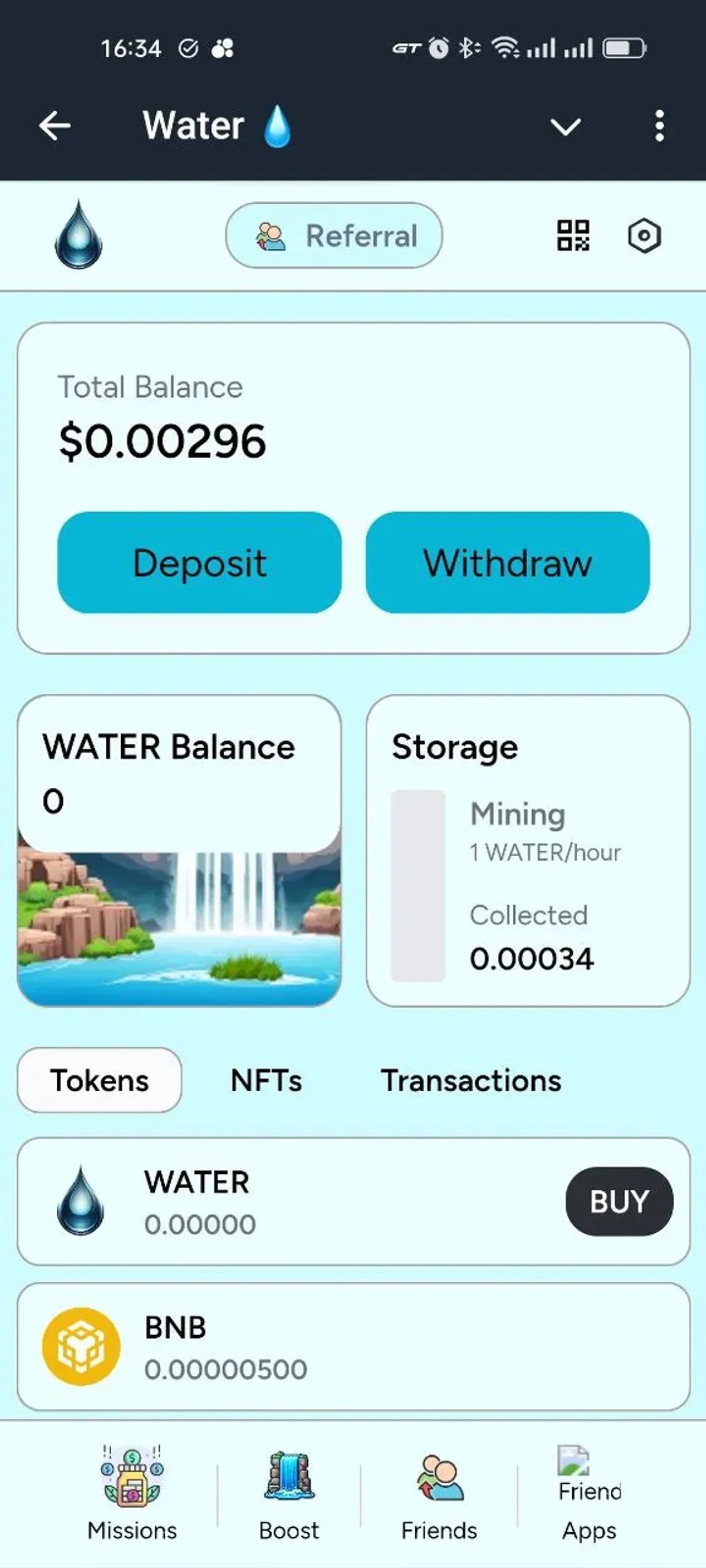 Water 💧 в Телеграм — скриншот 1
