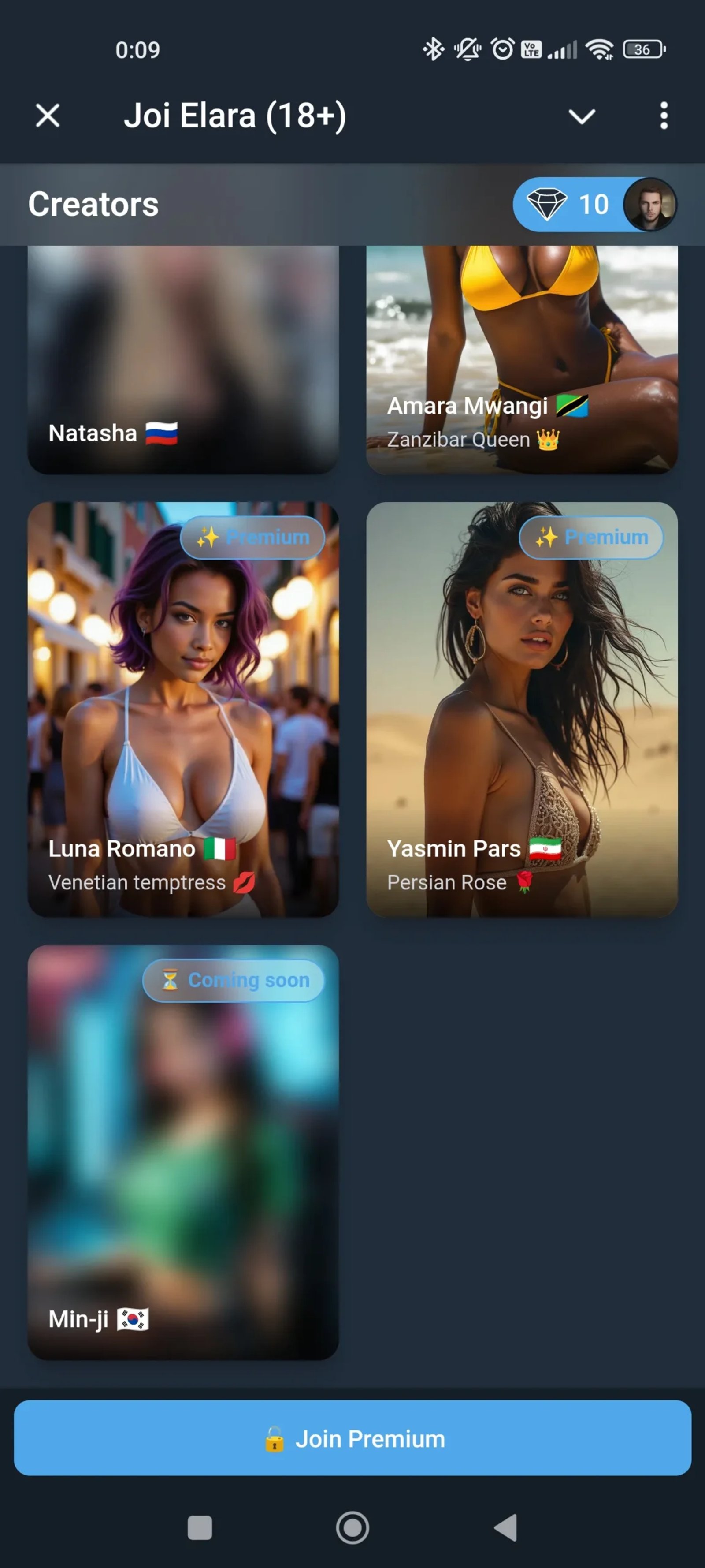 Joi Elara Персонажи
