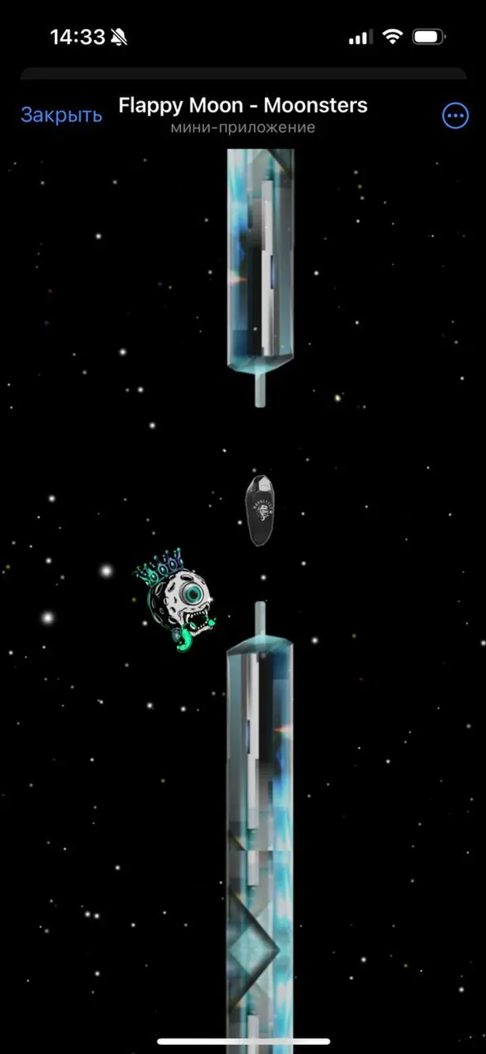 Flappy Moon - Moonsters в Телеграм — скриншот 2