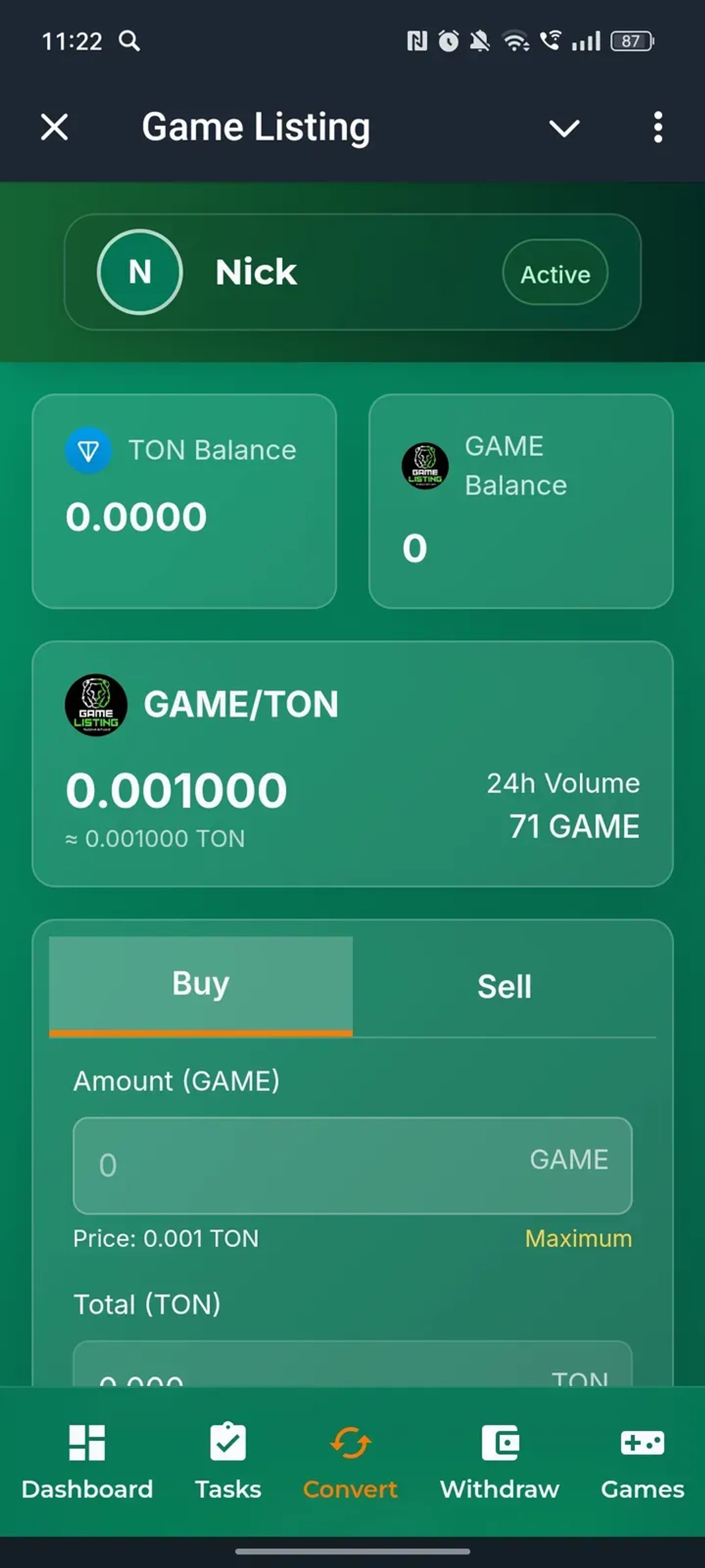 Game Listing в Телеграм — скриншот 4