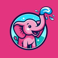 Aqua Elephant Logo Telegram