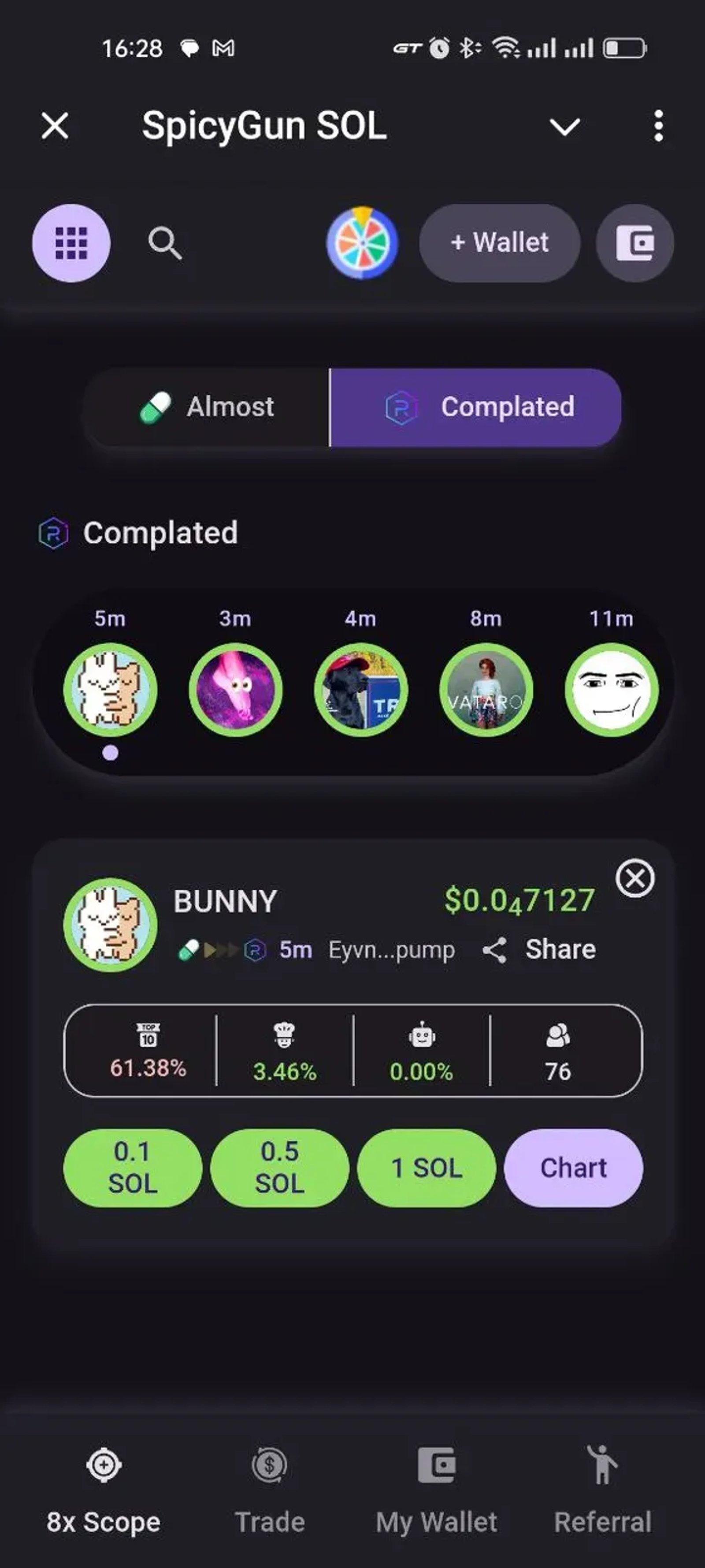 SpicyGun SOL Telegram Screenshot 4