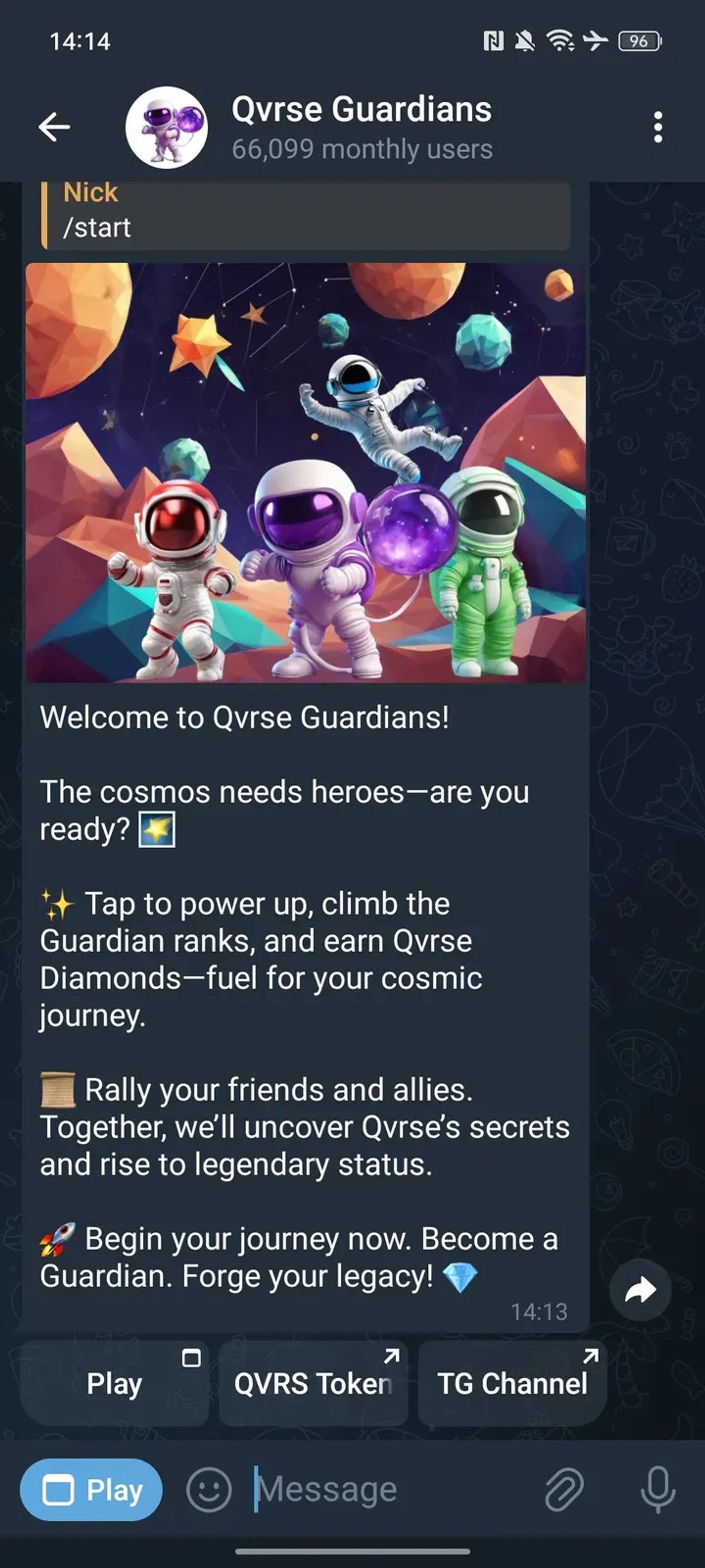 Qvrse Guardians Telegram Screenshot 3