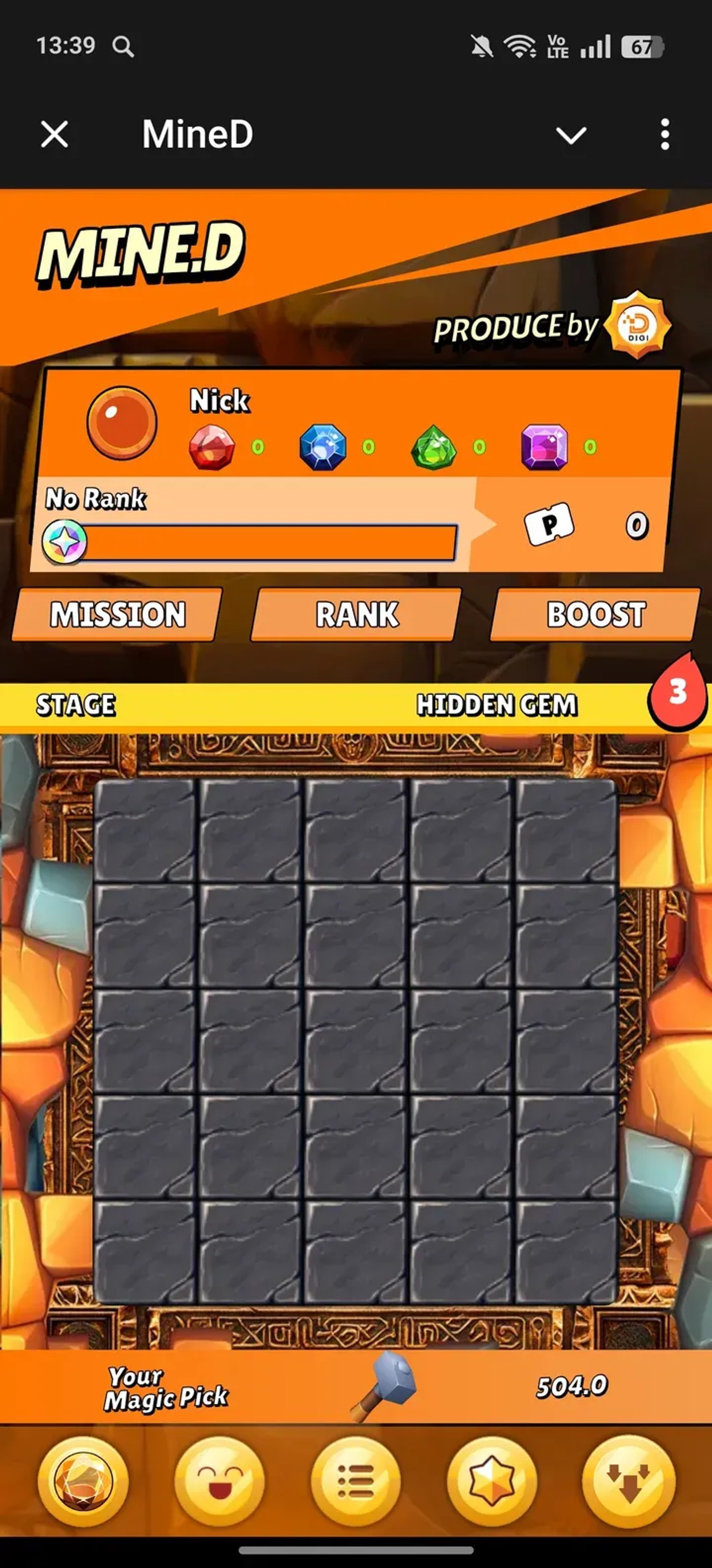 MineD в Telegram — скриншот 1