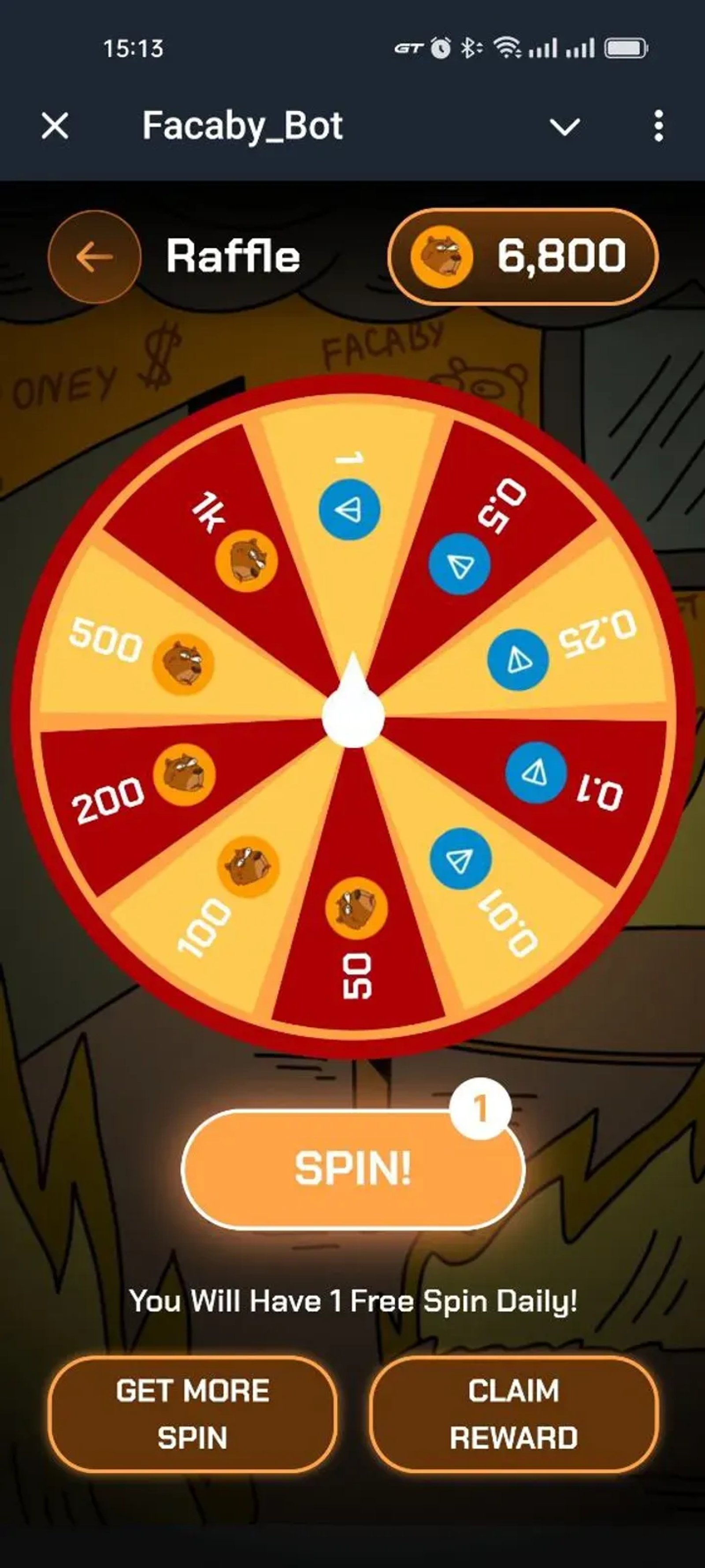 Facaby_Bot в Телеграм — скриншот 3