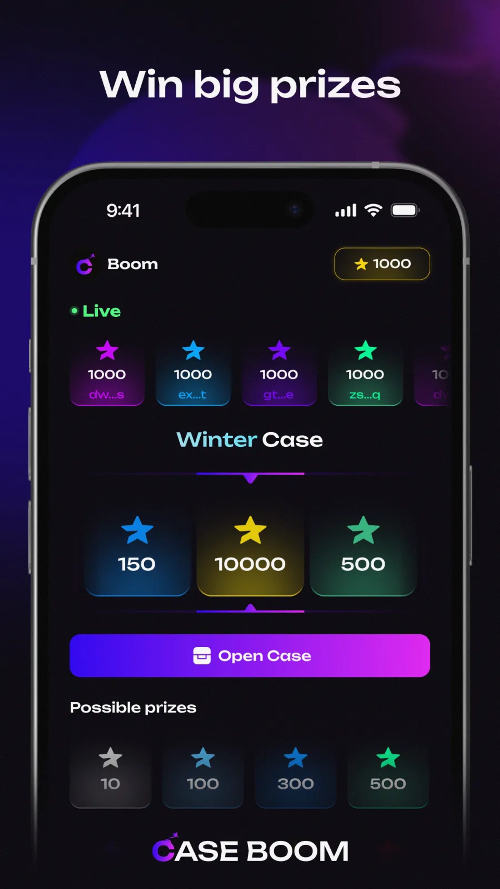 Case Boom Bot в Телеграм — скриншот 2