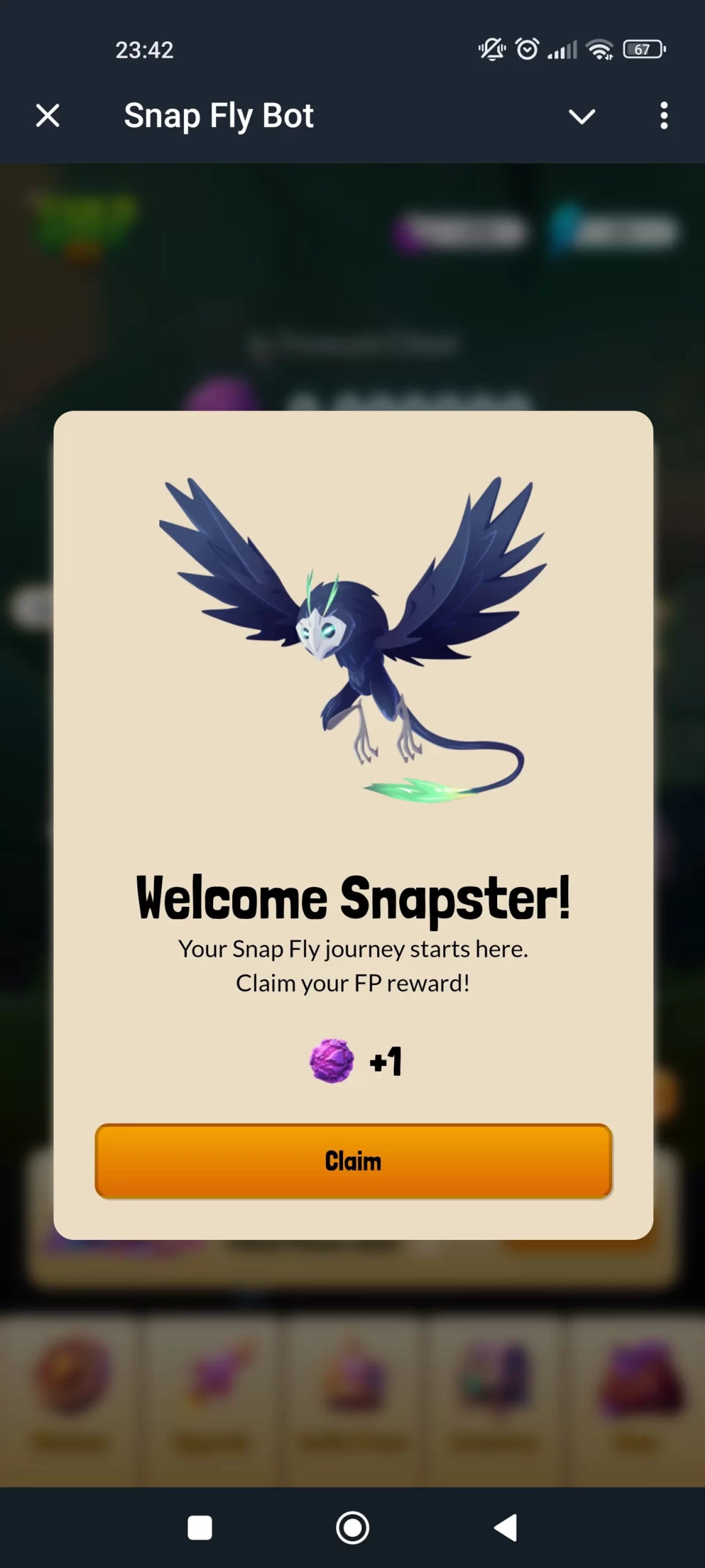 Snap Fly Персонаж