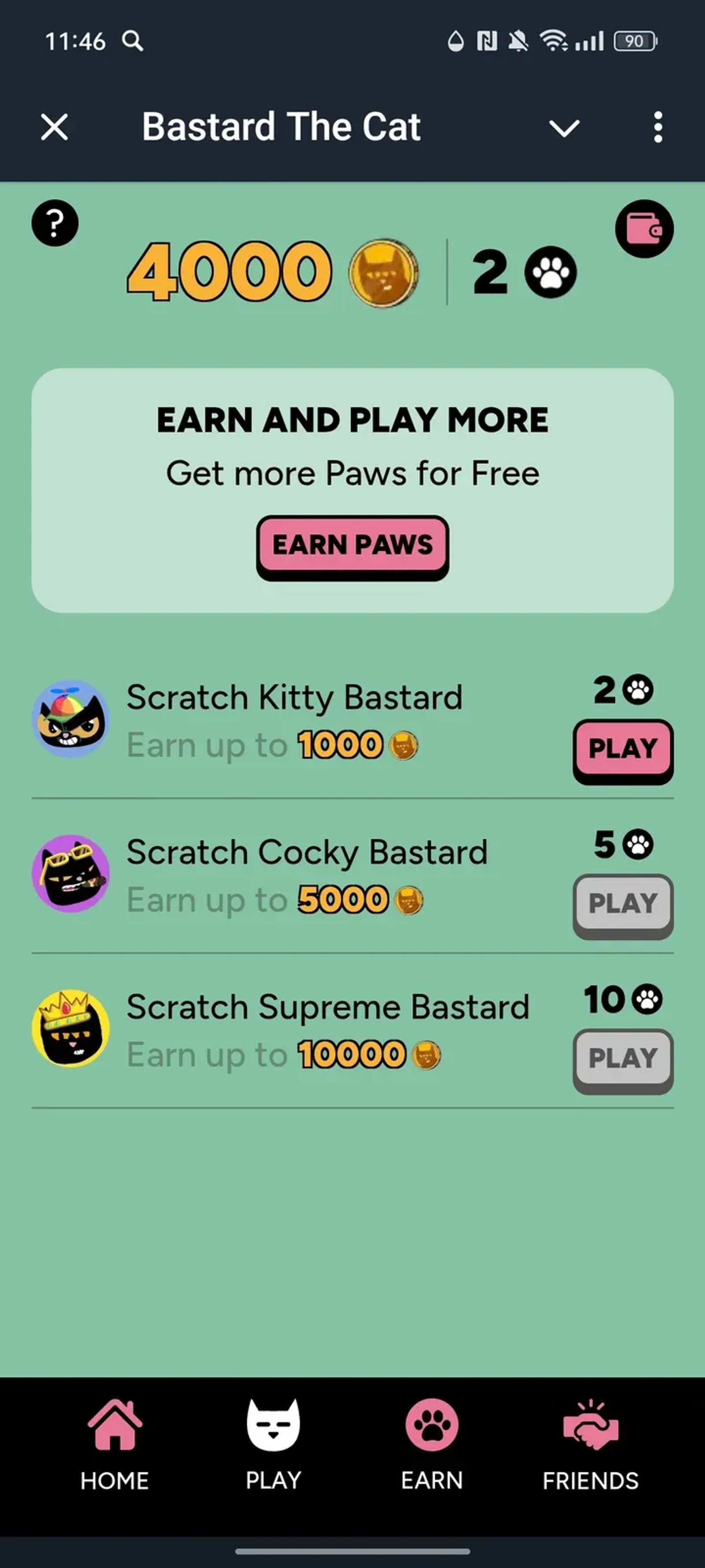 Bastard The Cat в Телеграм — скриншот 1