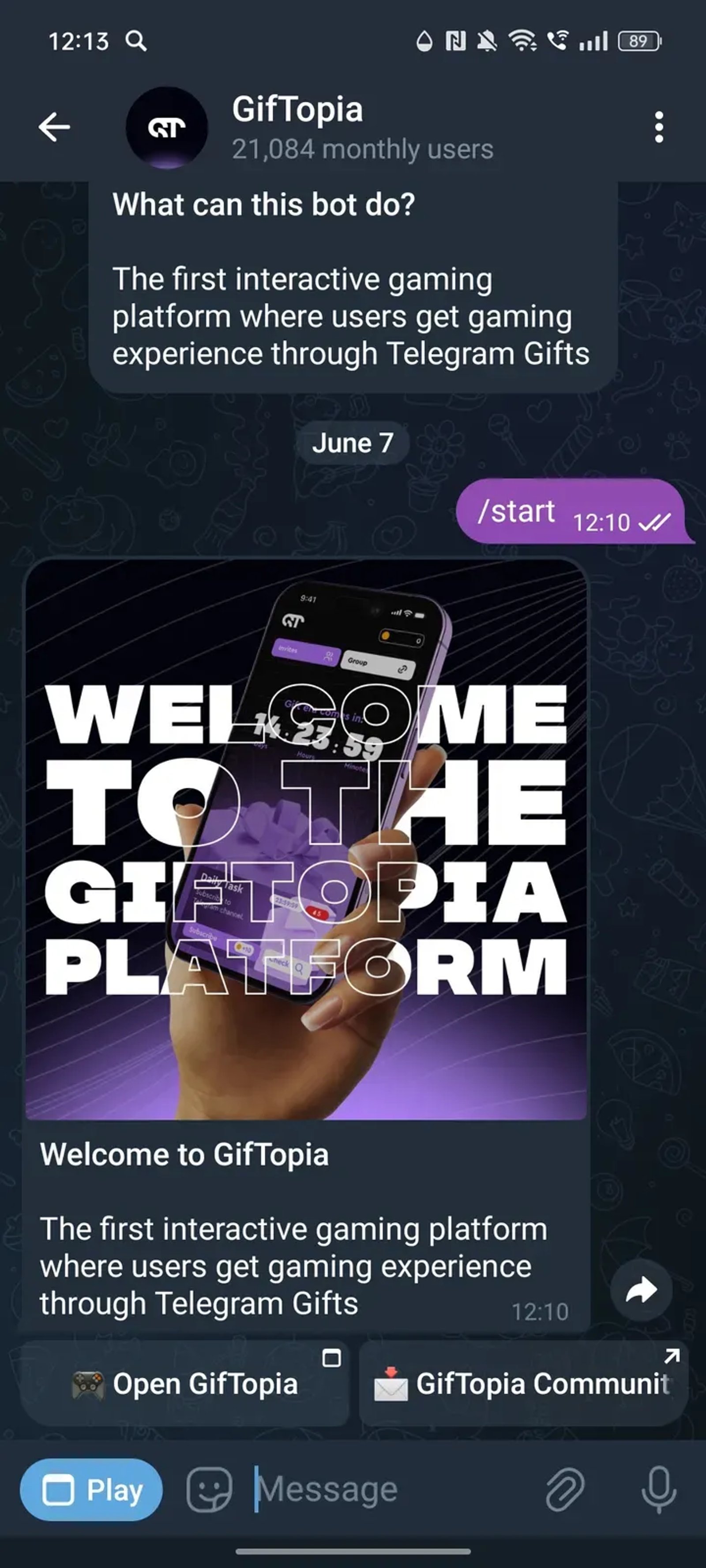 GifTopia в Телеграм — скриншот 4