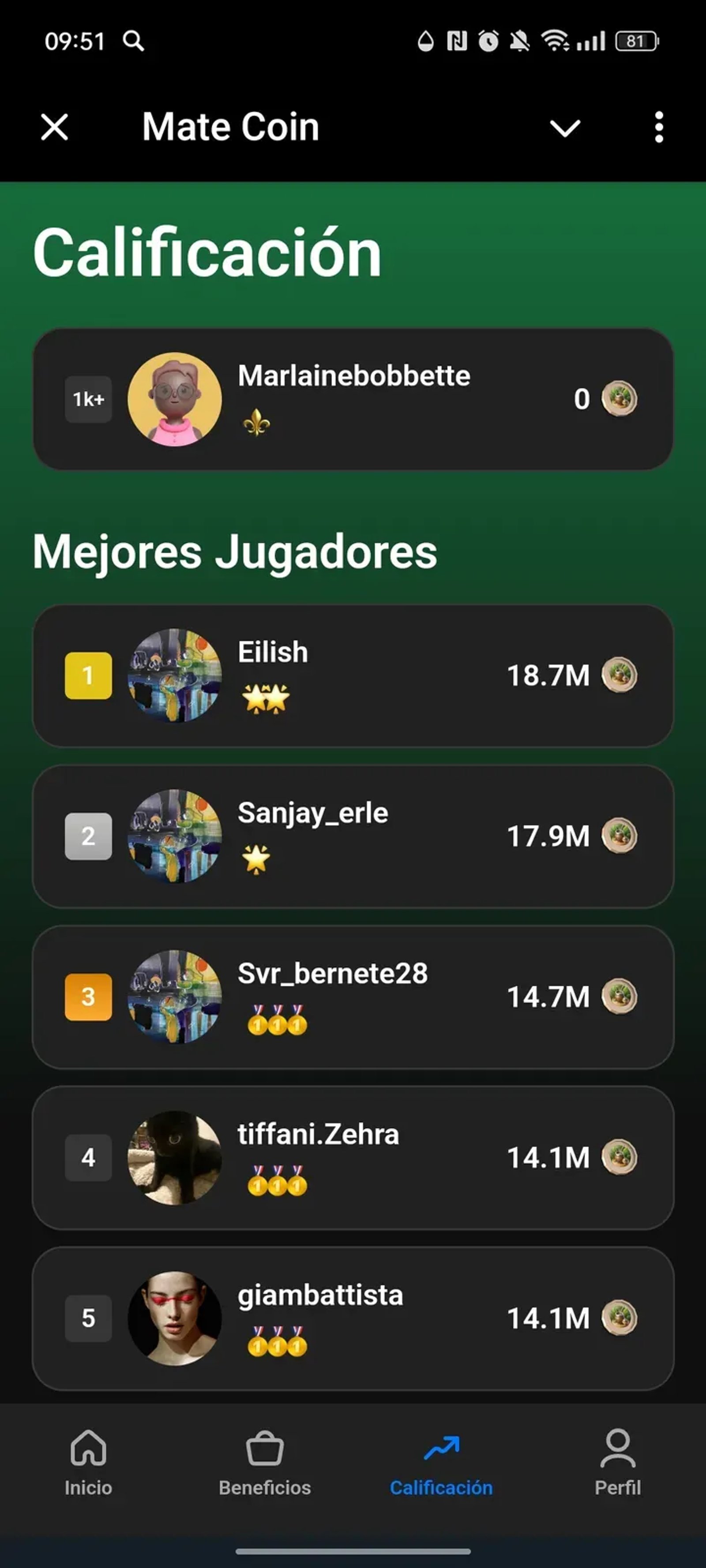 Mate Coin в Телеграм — скриншот 3