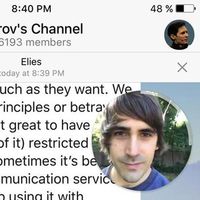 Rounded Video (video note) Logo Telegram