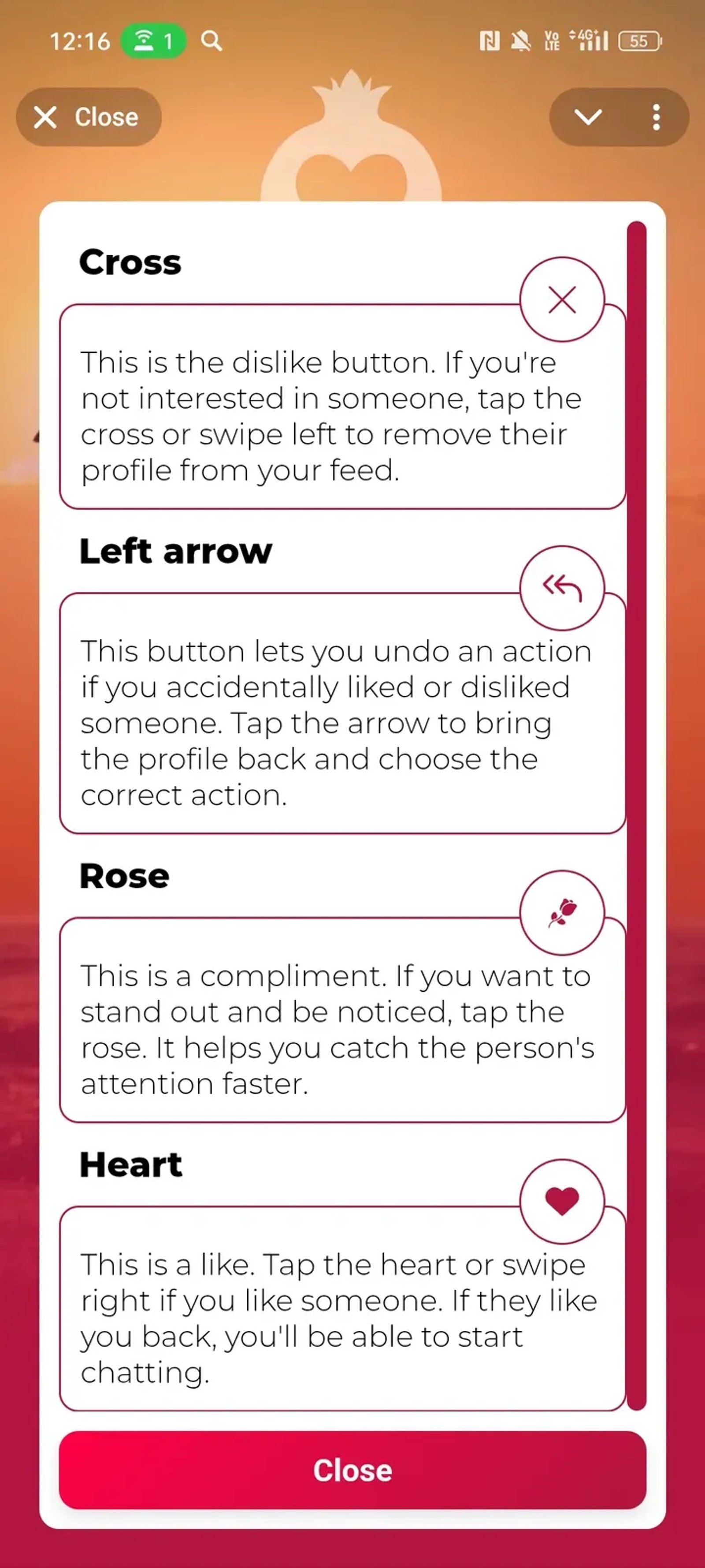 Jerm Dating в Телеграм — скриншот 2