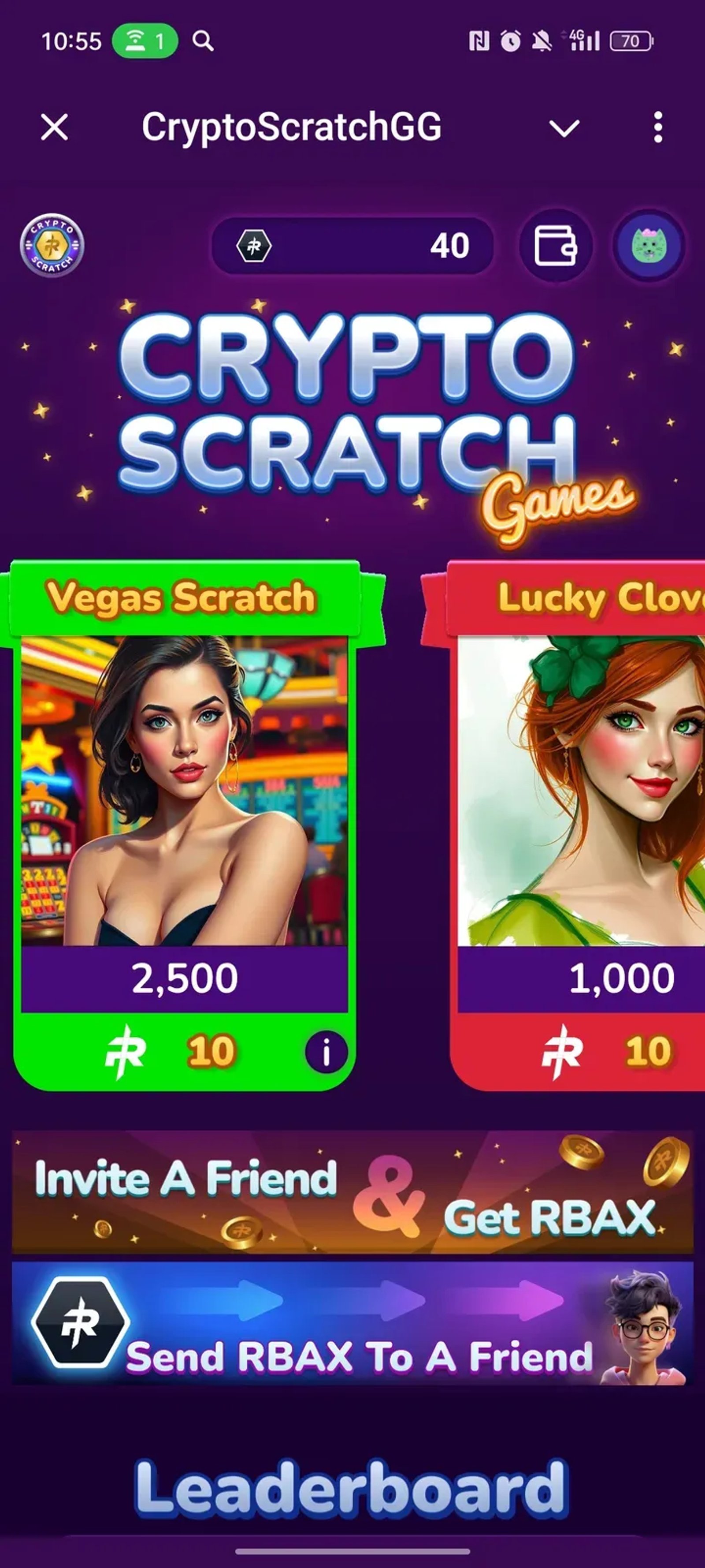 CryptoScratchGG в Телеграм — скриншот 3