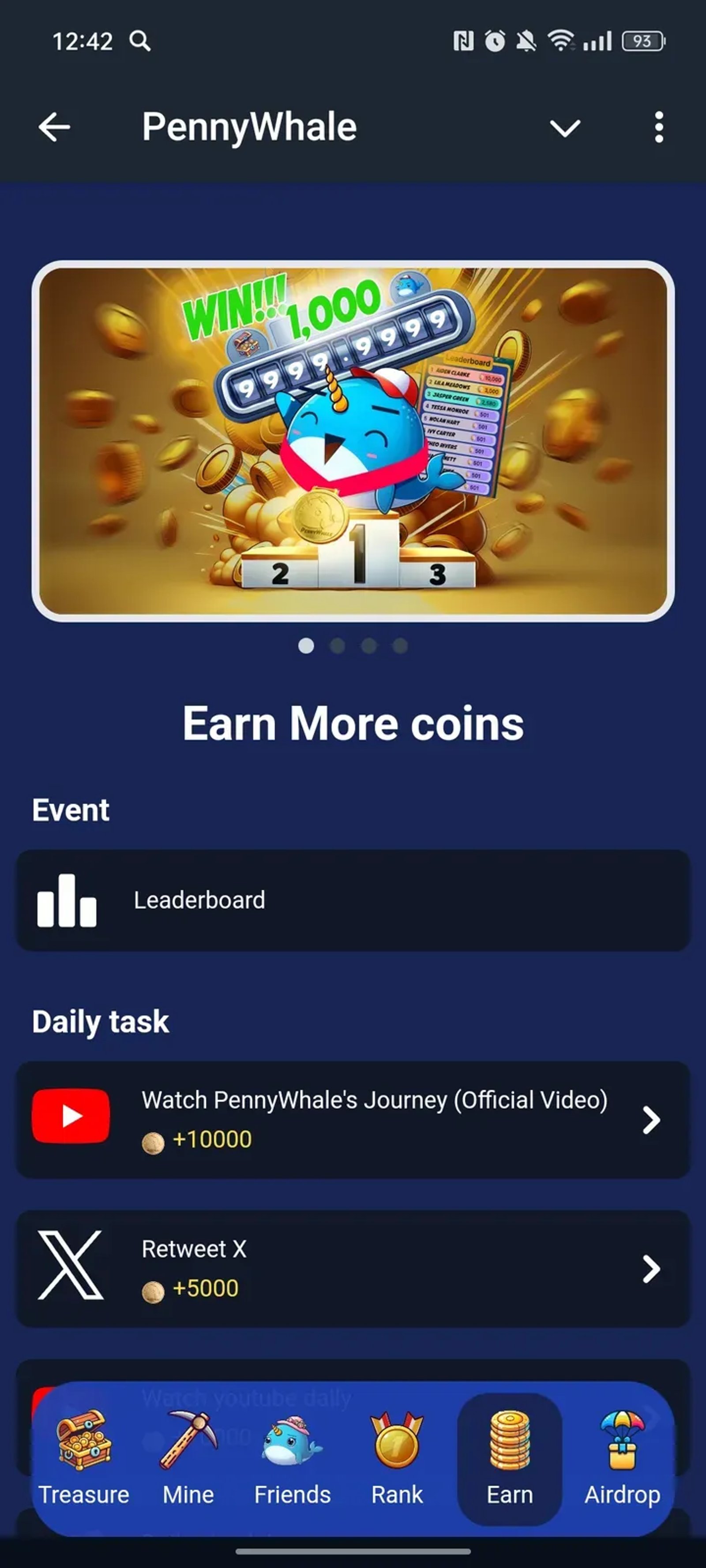 PennyWhale в Телеграм — скриншот 5