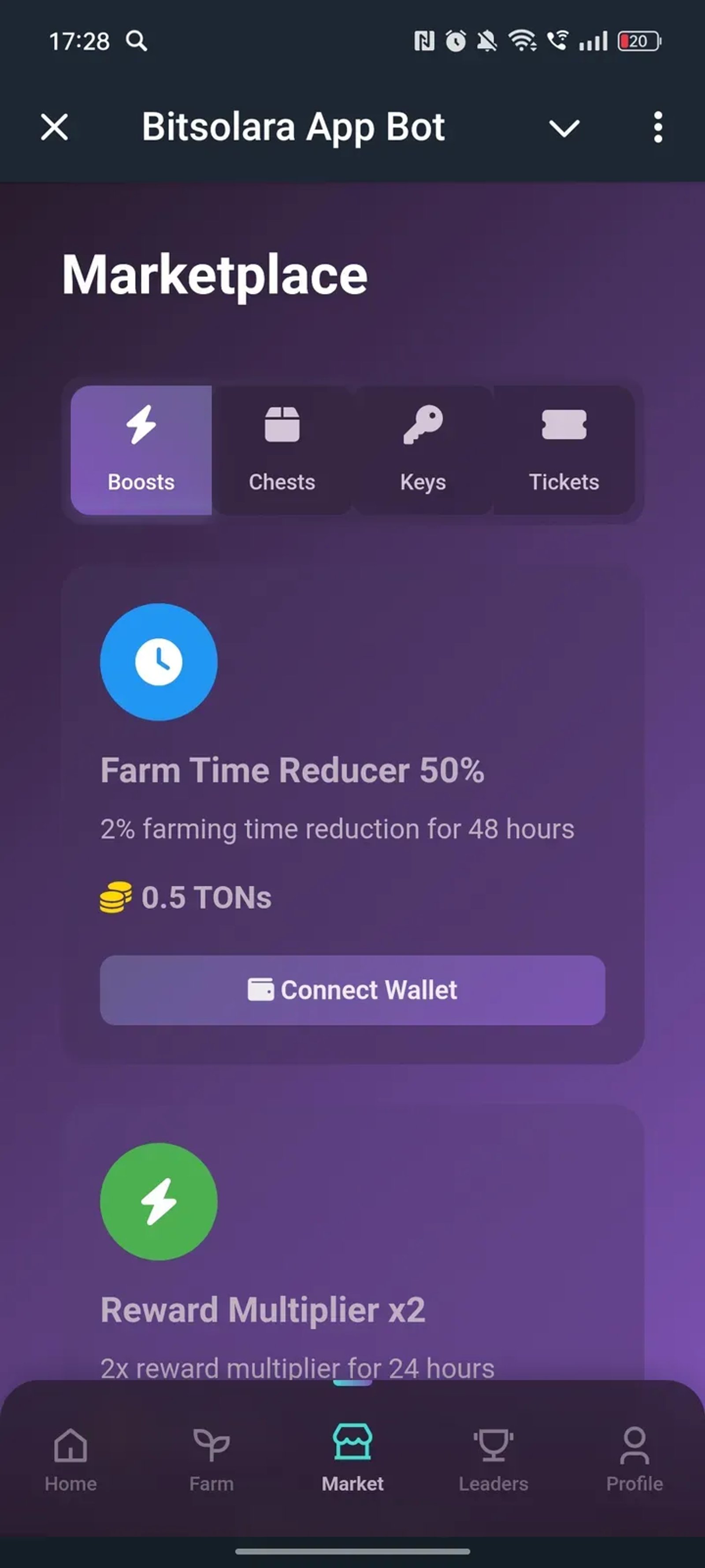 Bitsolara App Bot в Телеграм — скриншот 4