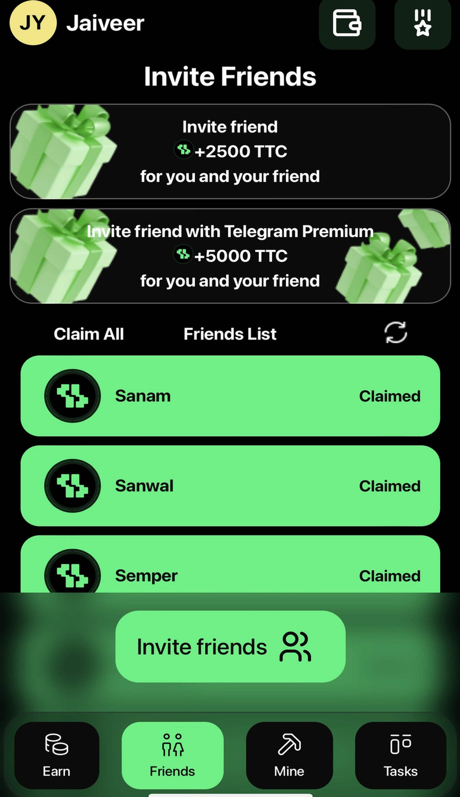 TapTap в Телеграм — скриншот 2