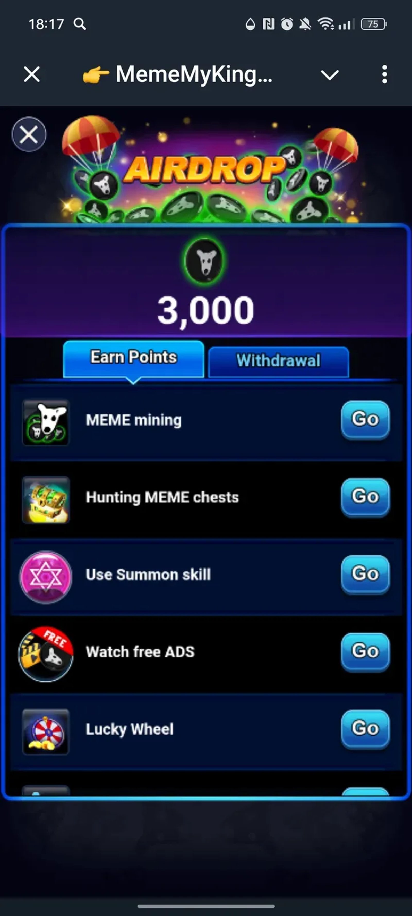👉 MemeMyKingdom Official Game ▶️ в Телеграм — скриншот 4