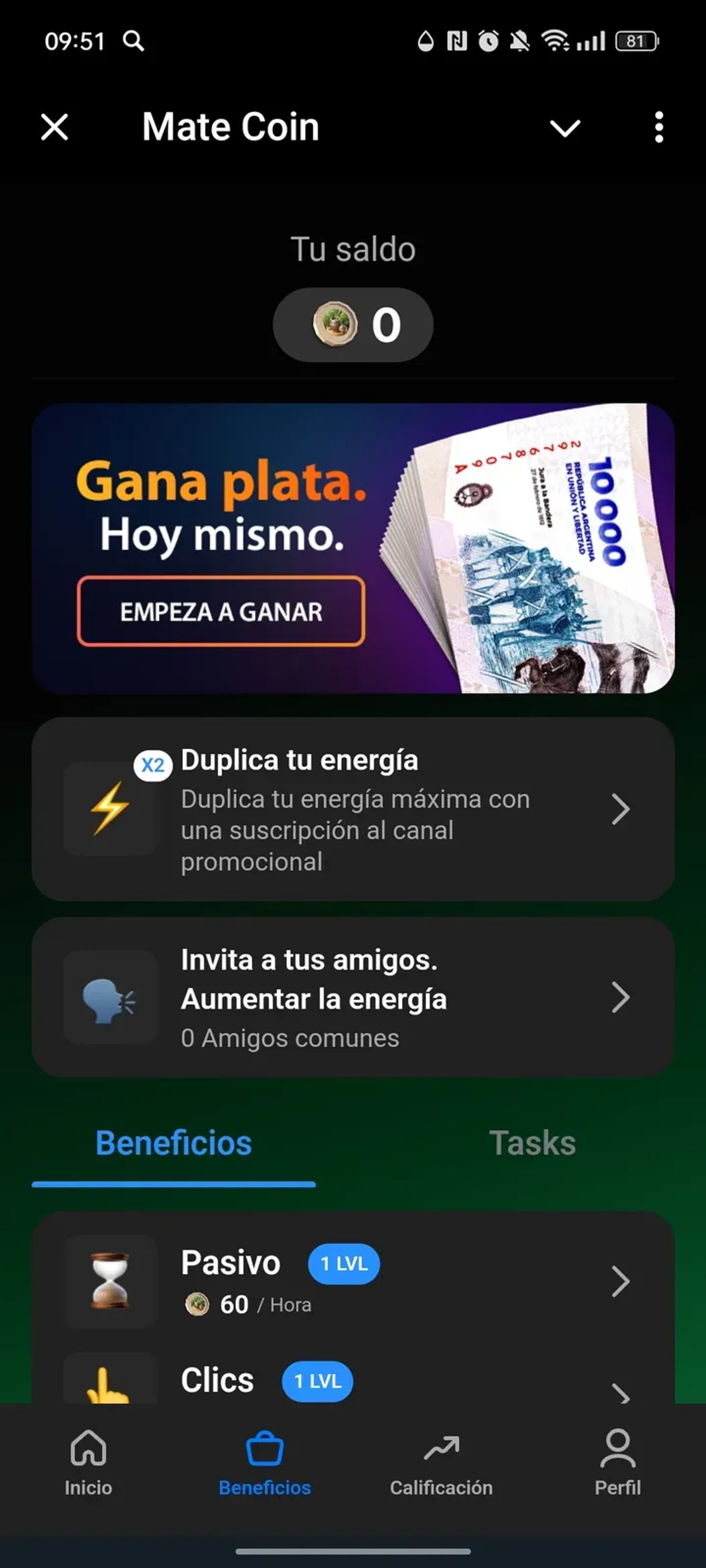 Mate Coin в Телеграм — скриншот 2