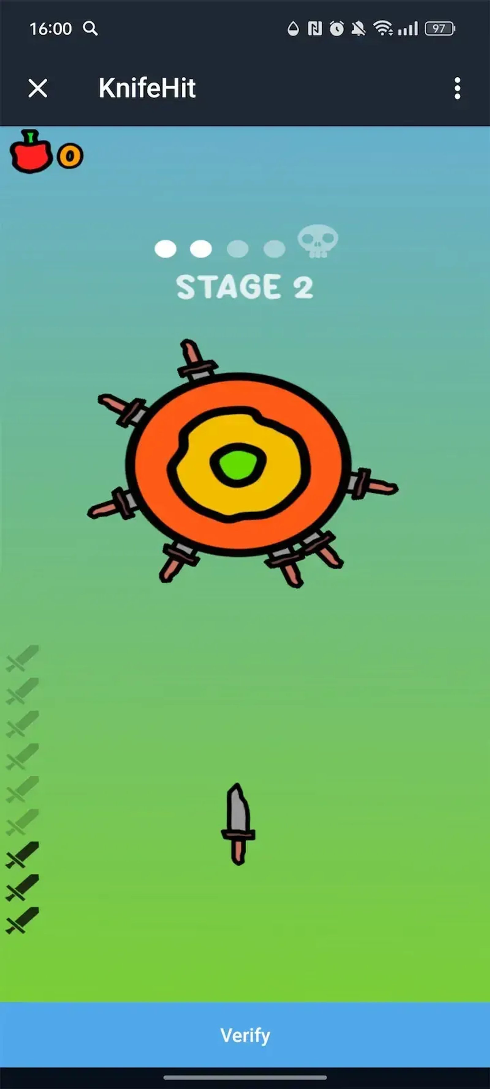 KnifeHit в Телеграм — скриншот 3