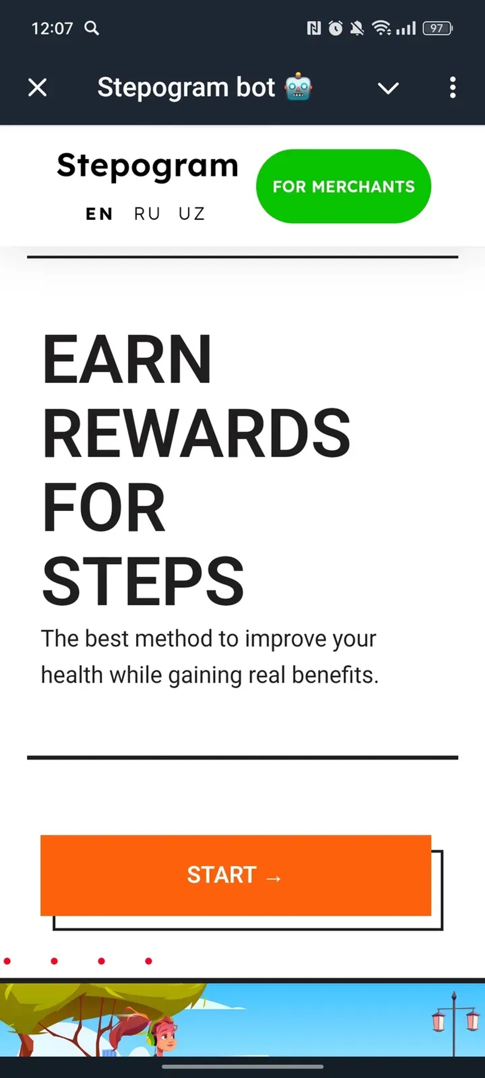 Stepogram bot π€ Telegram Screenshot 1