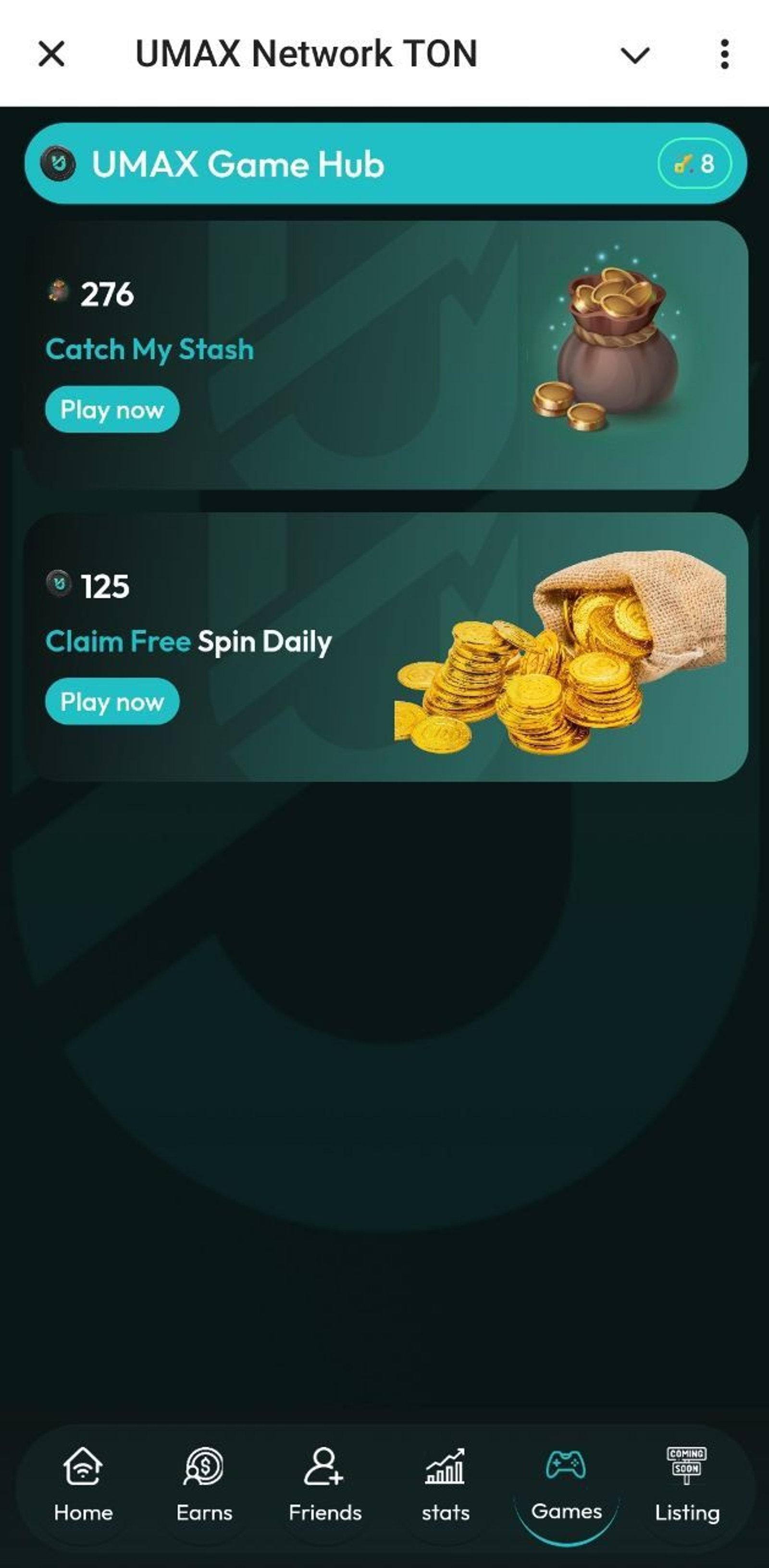 UMAX Network TON Telegram Screenshot 3