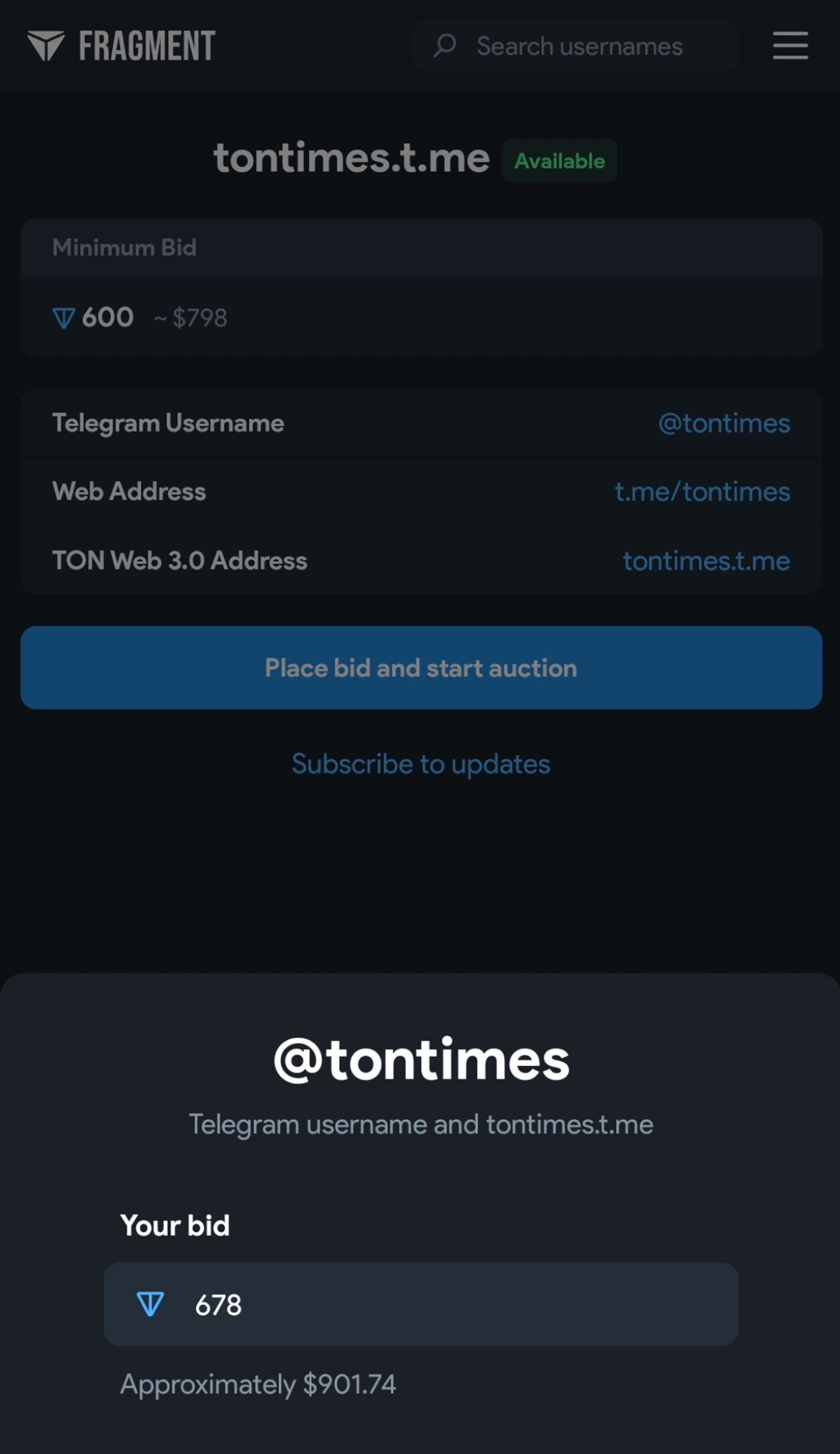 Telegram Usernames в Телеграм — скриншот 3