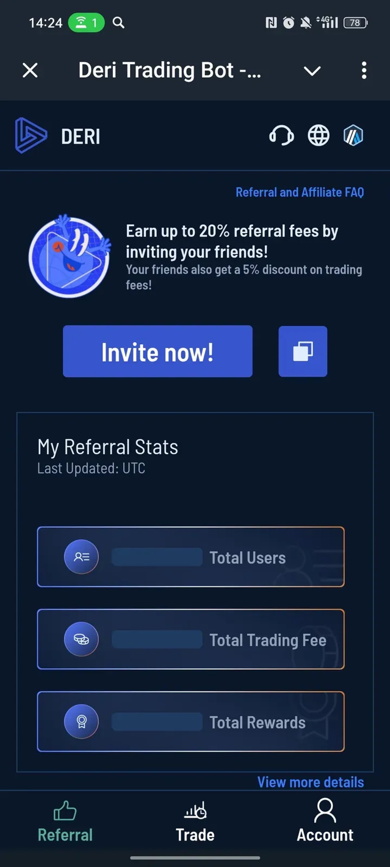 Deri Trading Bot - Trade Futures & Options в Телеграм — скриншот 2