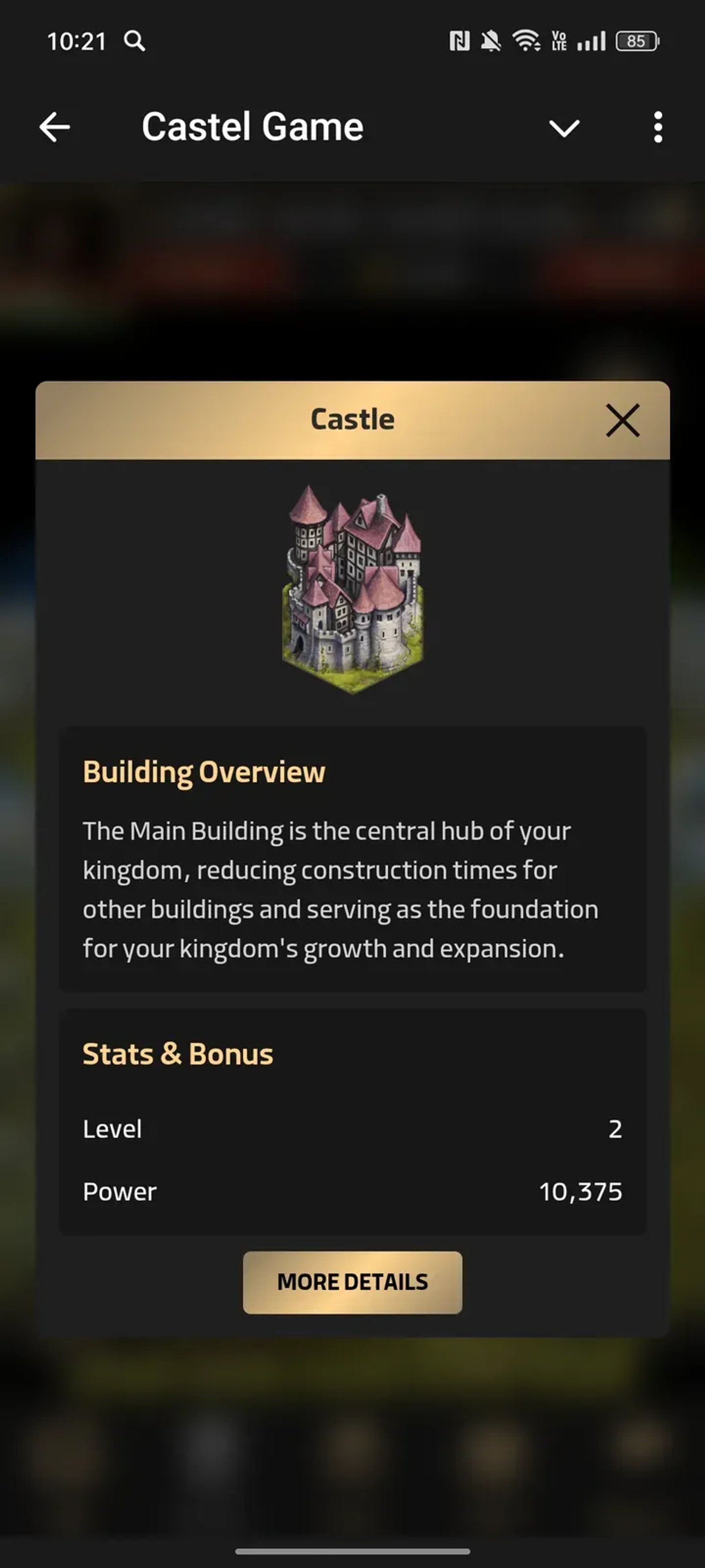 Castel Game Telegram Screenshot 4