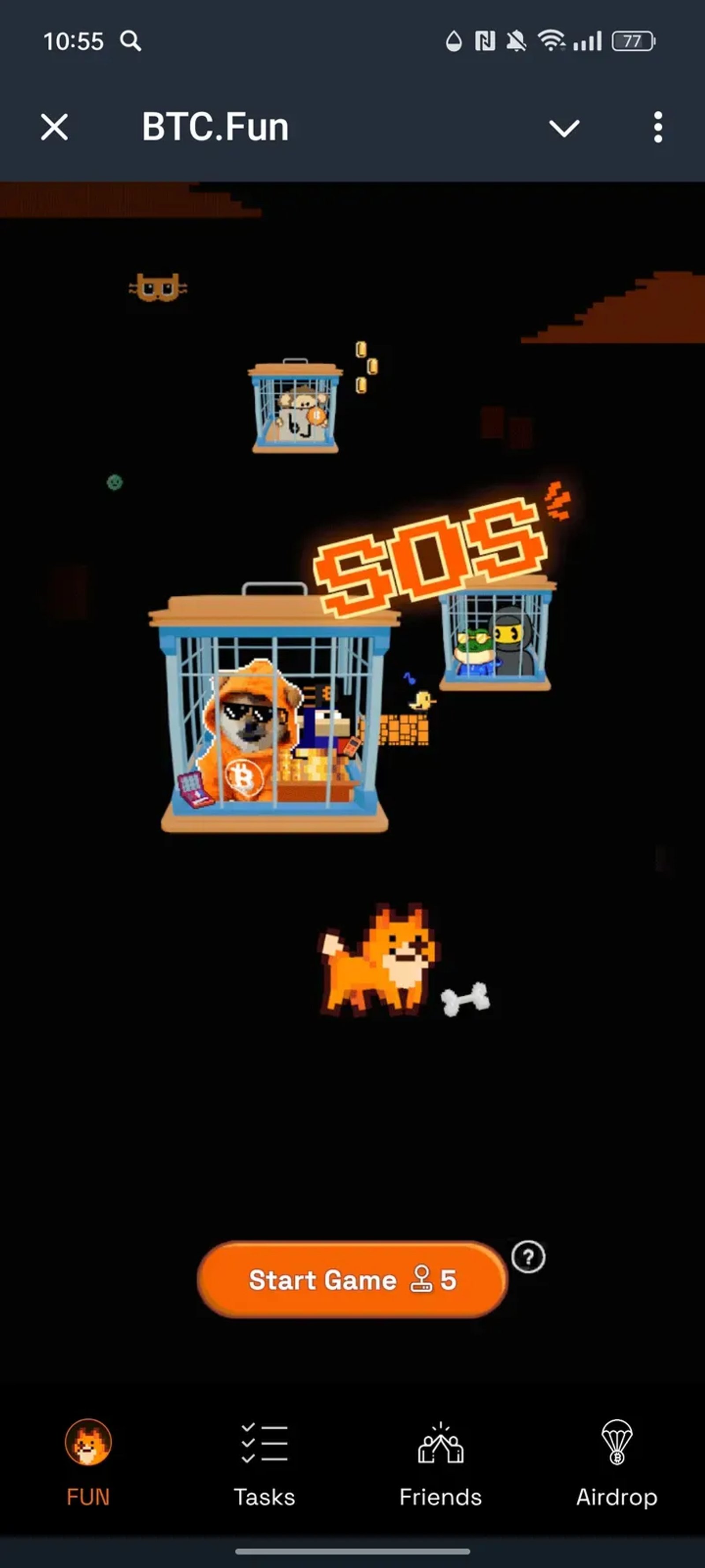 BTC.Fun в Телеграм — скриншот 1