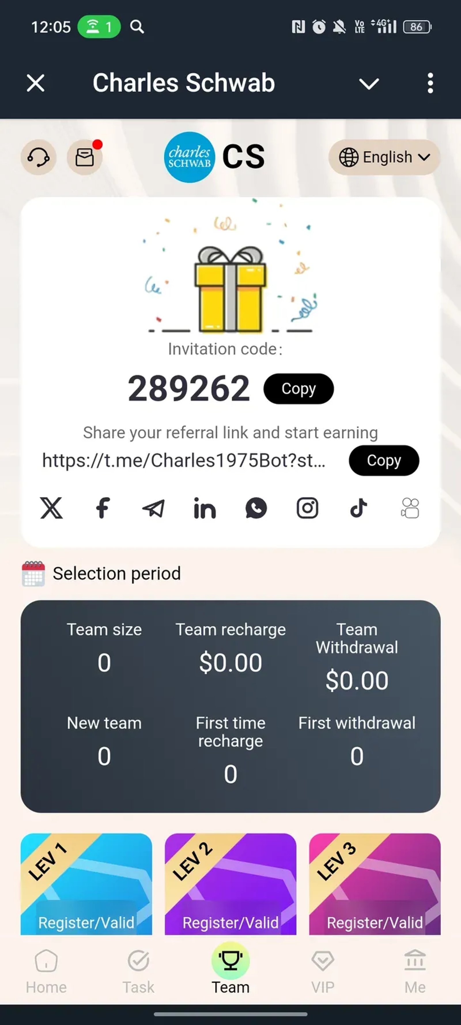 Charles Schwab в Телеграм — скриншот 3