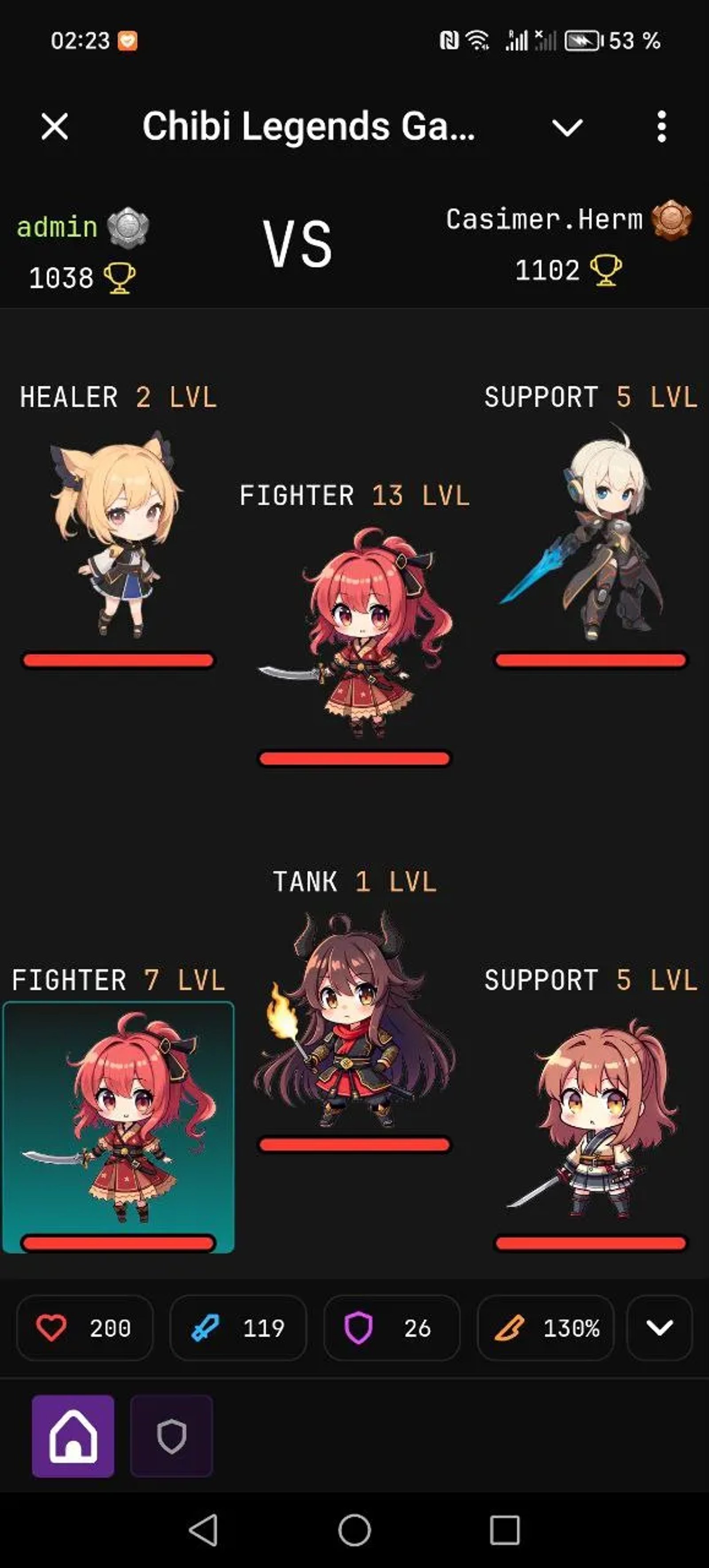 Chibi Legends Game в Телеграм — скриншот 2